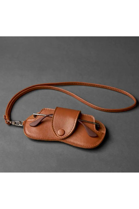 Yuva Concept Kemerli Vegan Deri Gözlük Çantası Taşınabilir Anti-basınç Yümüşa...