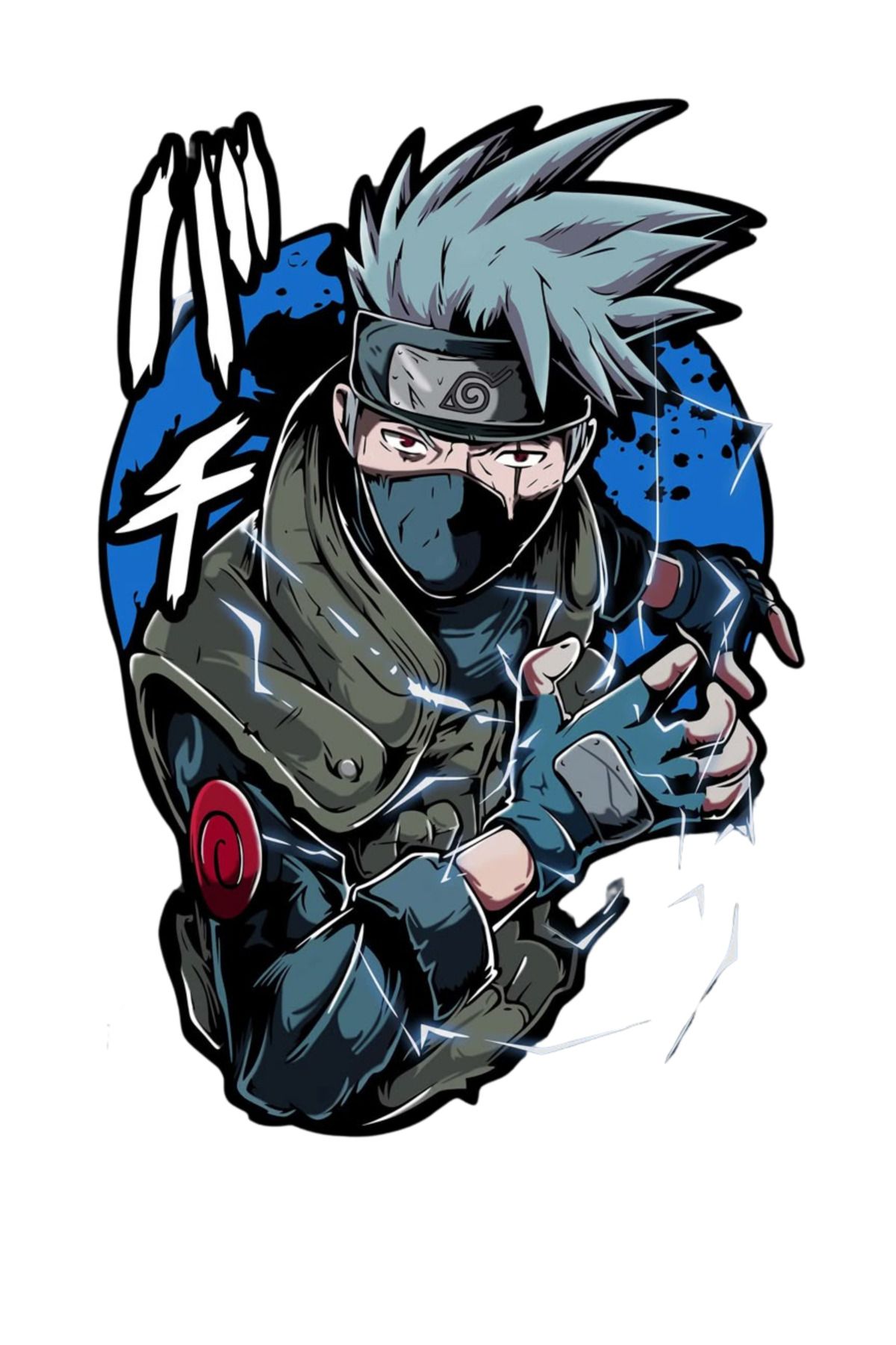 WHB KAKASHI - 25Cmx 30Cm Ütü Ile yapışan Tekstil DTF Baskı görseli