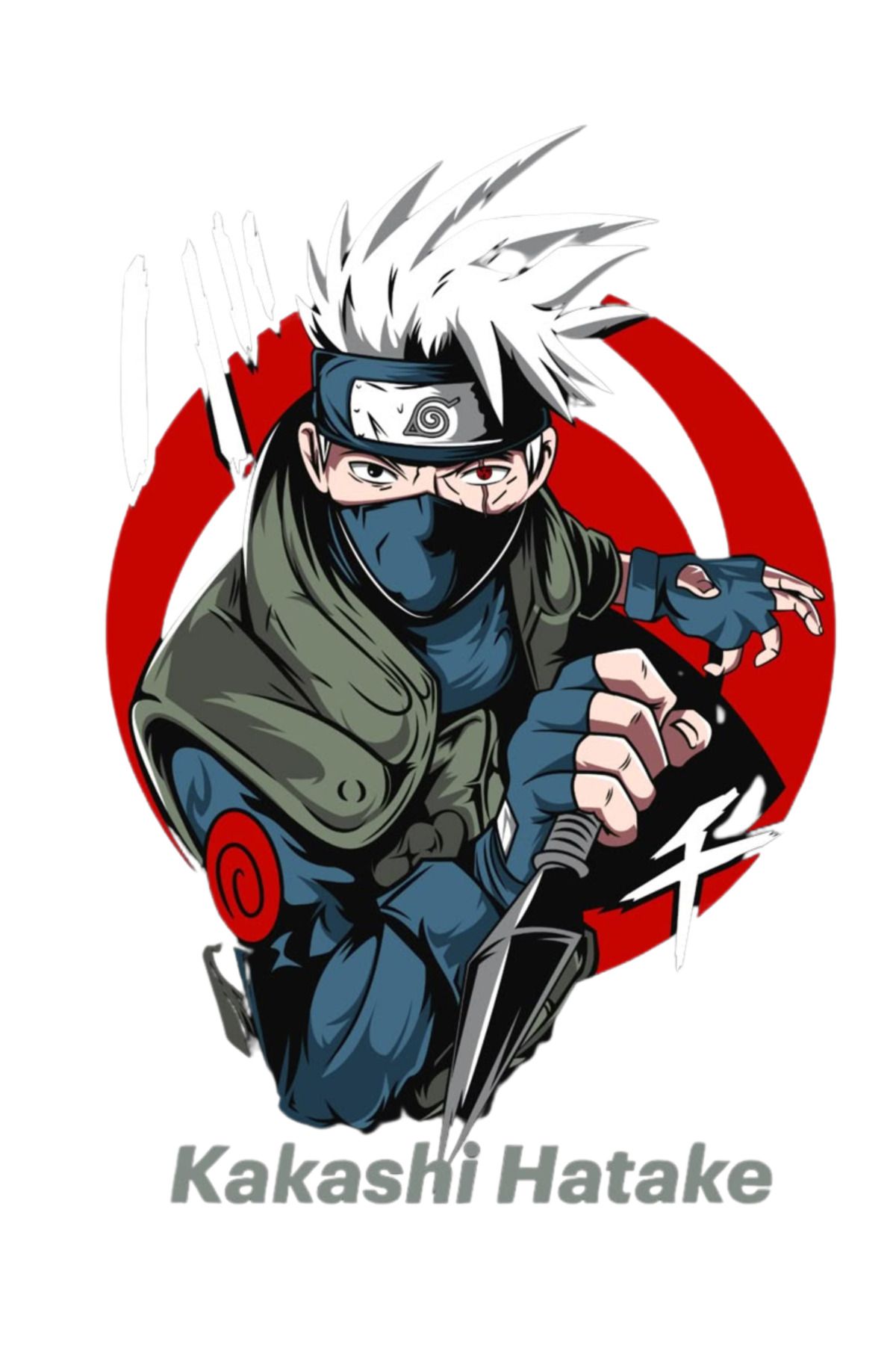 WHB KAKASHI - 25Cmx 30Cm Ütü Ile yapışan Tekstil DTF Baskı görseli