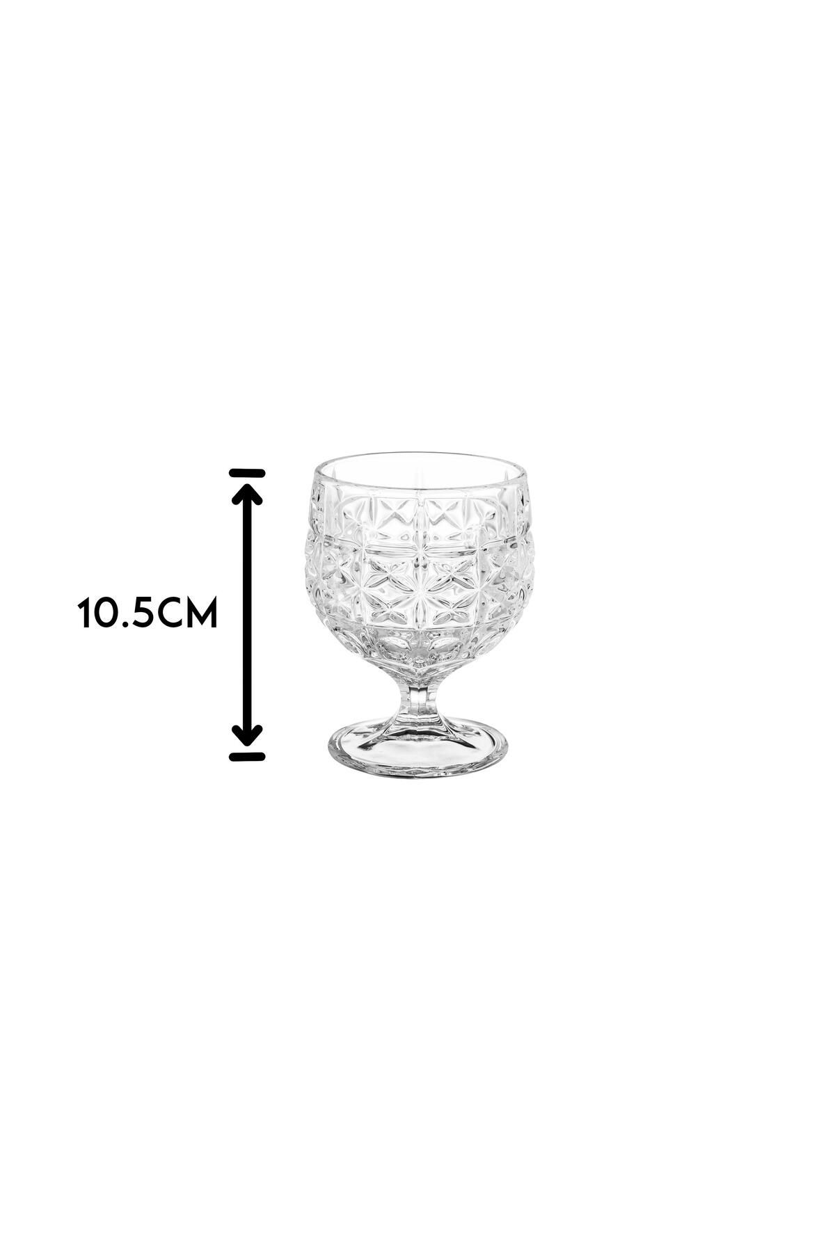 Blinkmax-A set of glass juice cups with a base of 6 pieces 3