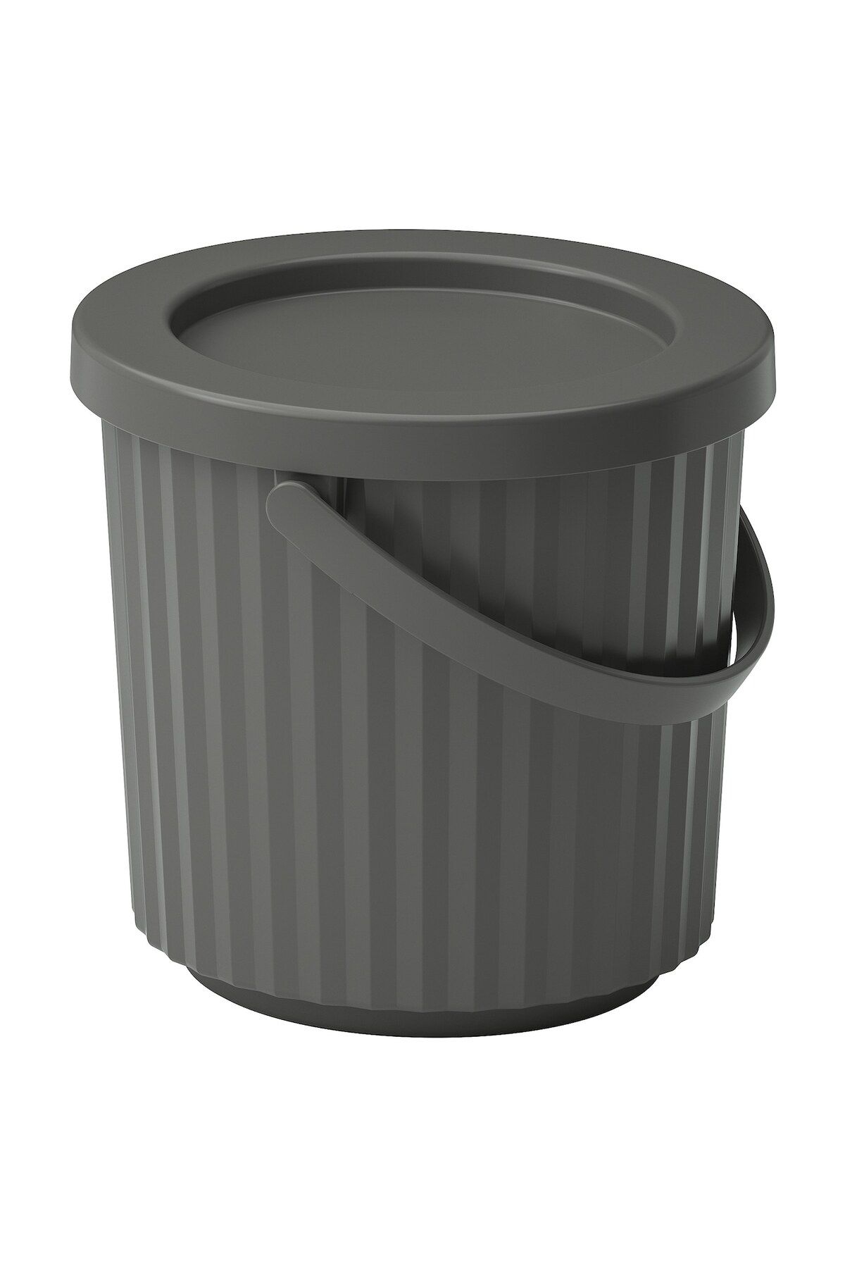 erorex-Bin with lid, dark grey, 8 l 1