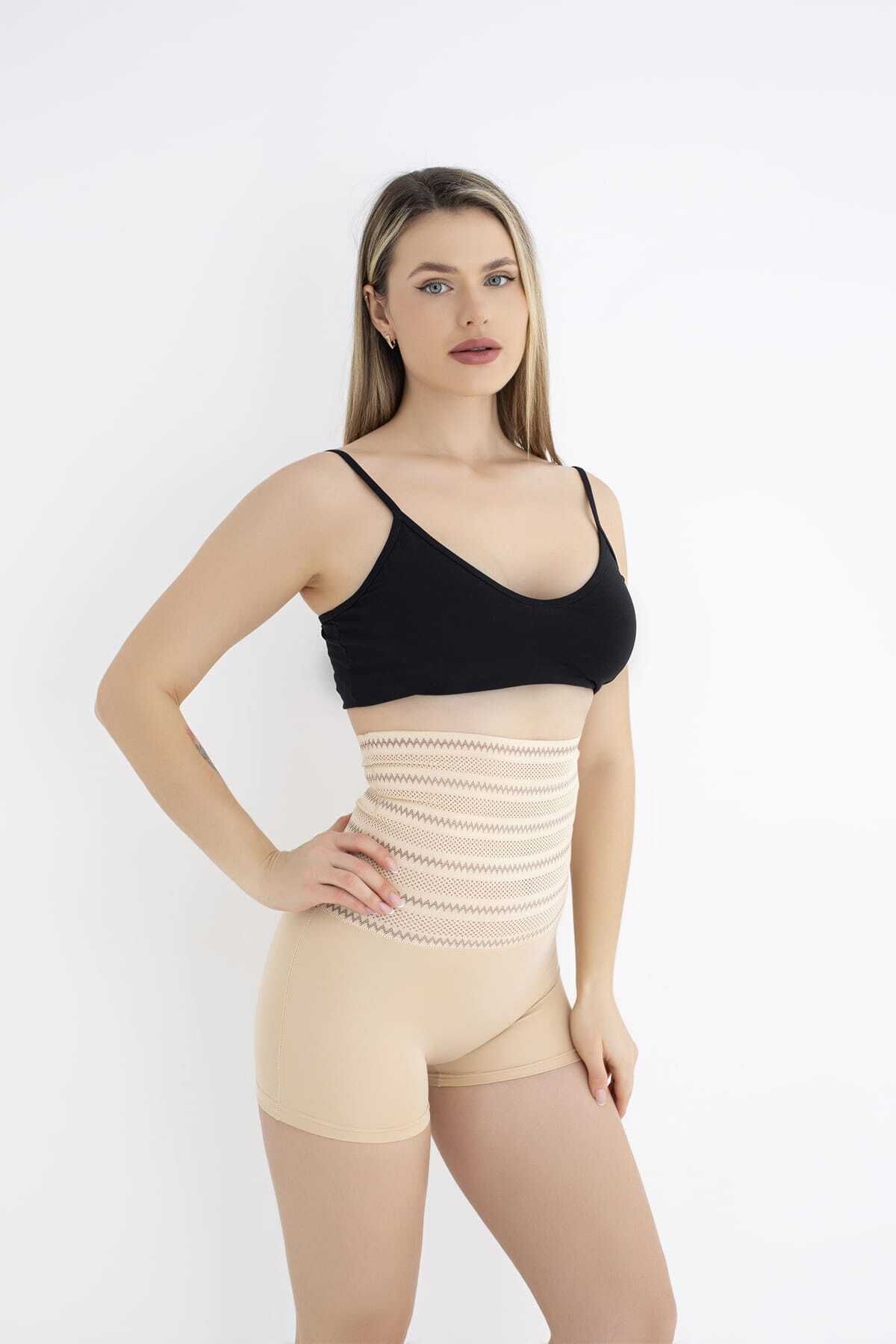 AVESŞENER-Corset Shorts Micro No Trace High Waist Abdomen and Basen Recoiler Stretchy Boxer 2