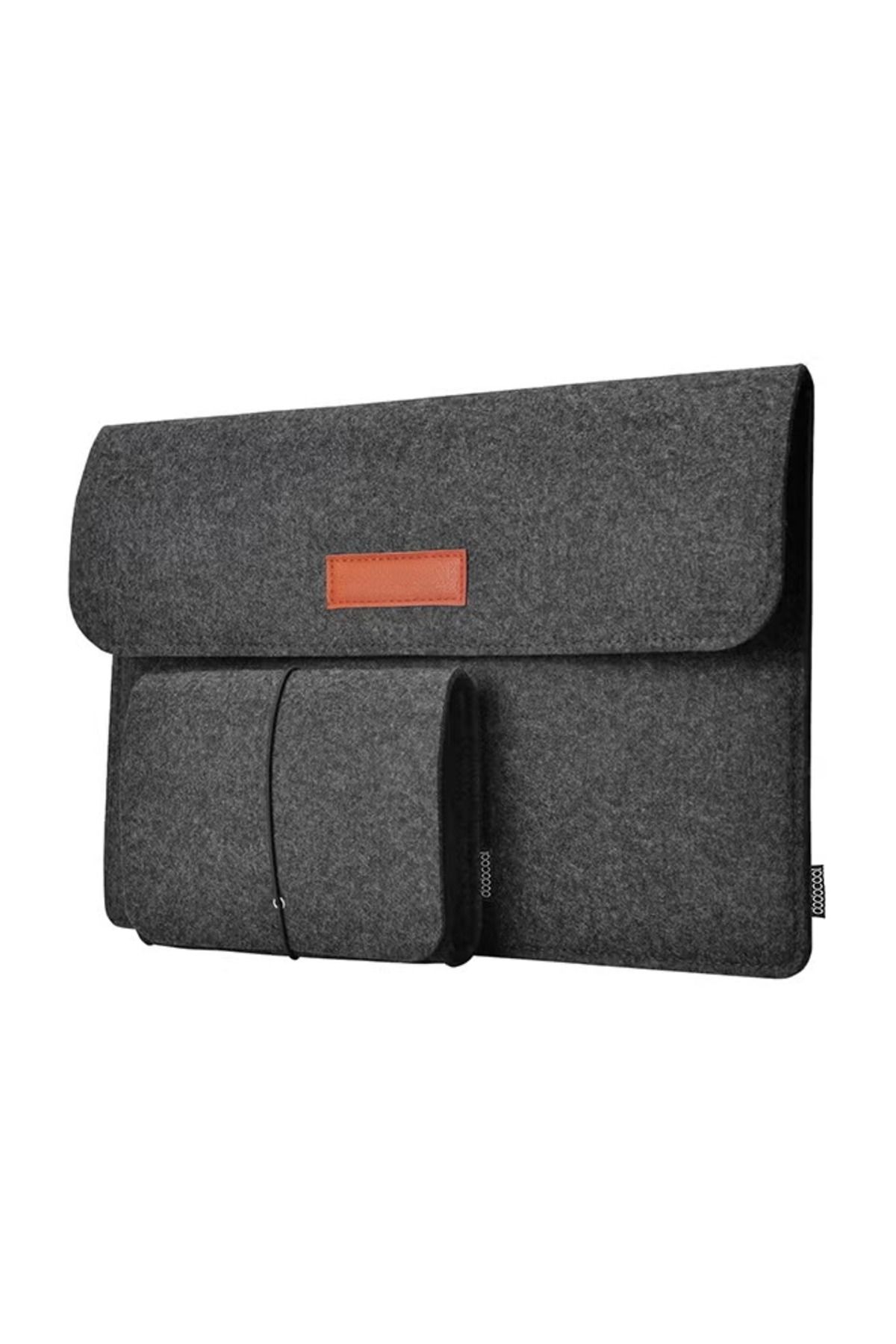 Primo Plus-Dark gray felt laptop bag 3