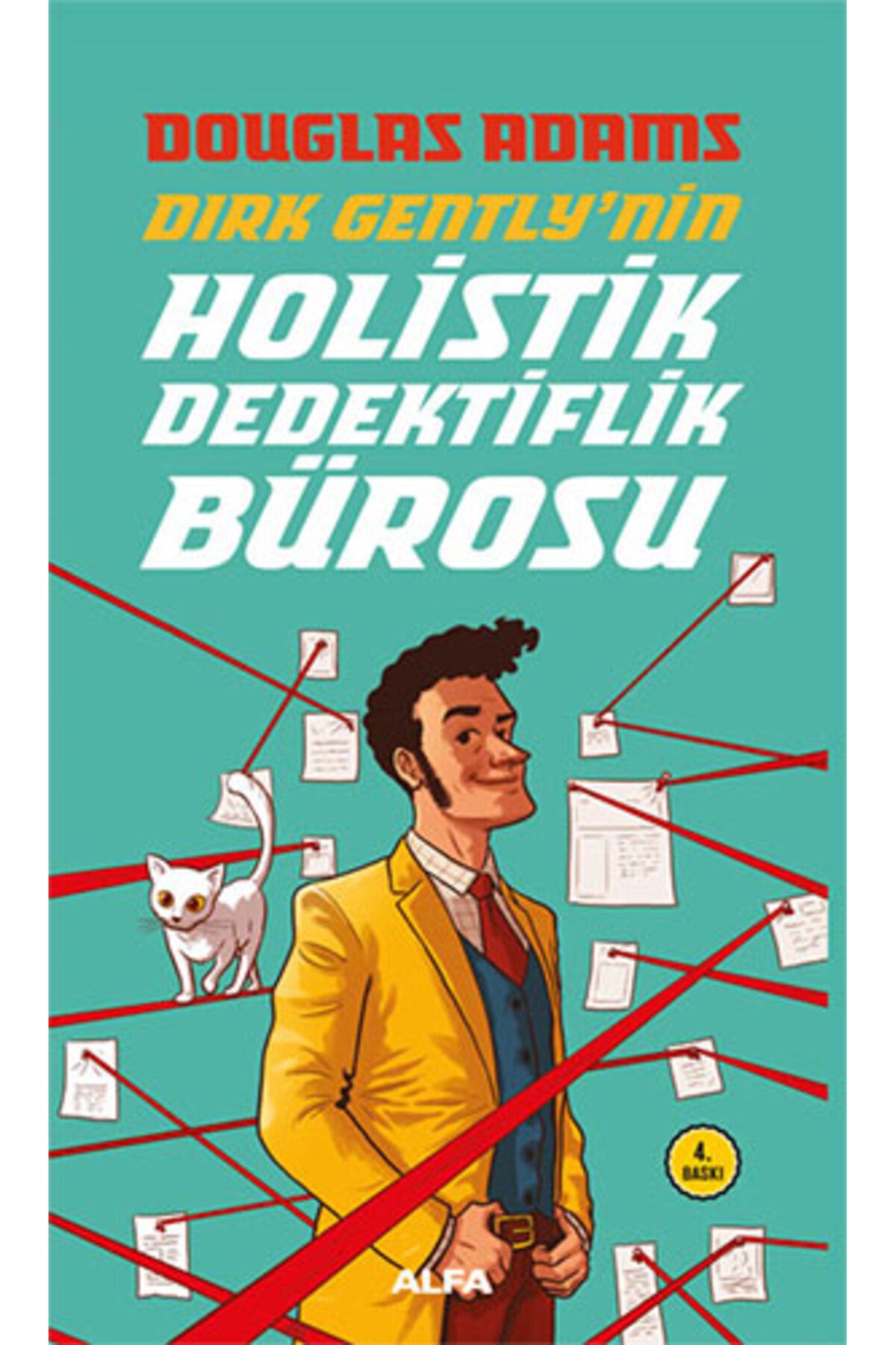 Alfa Yayınları Douglas Adams 4 Kitap Set + Okuma Sticker'ları