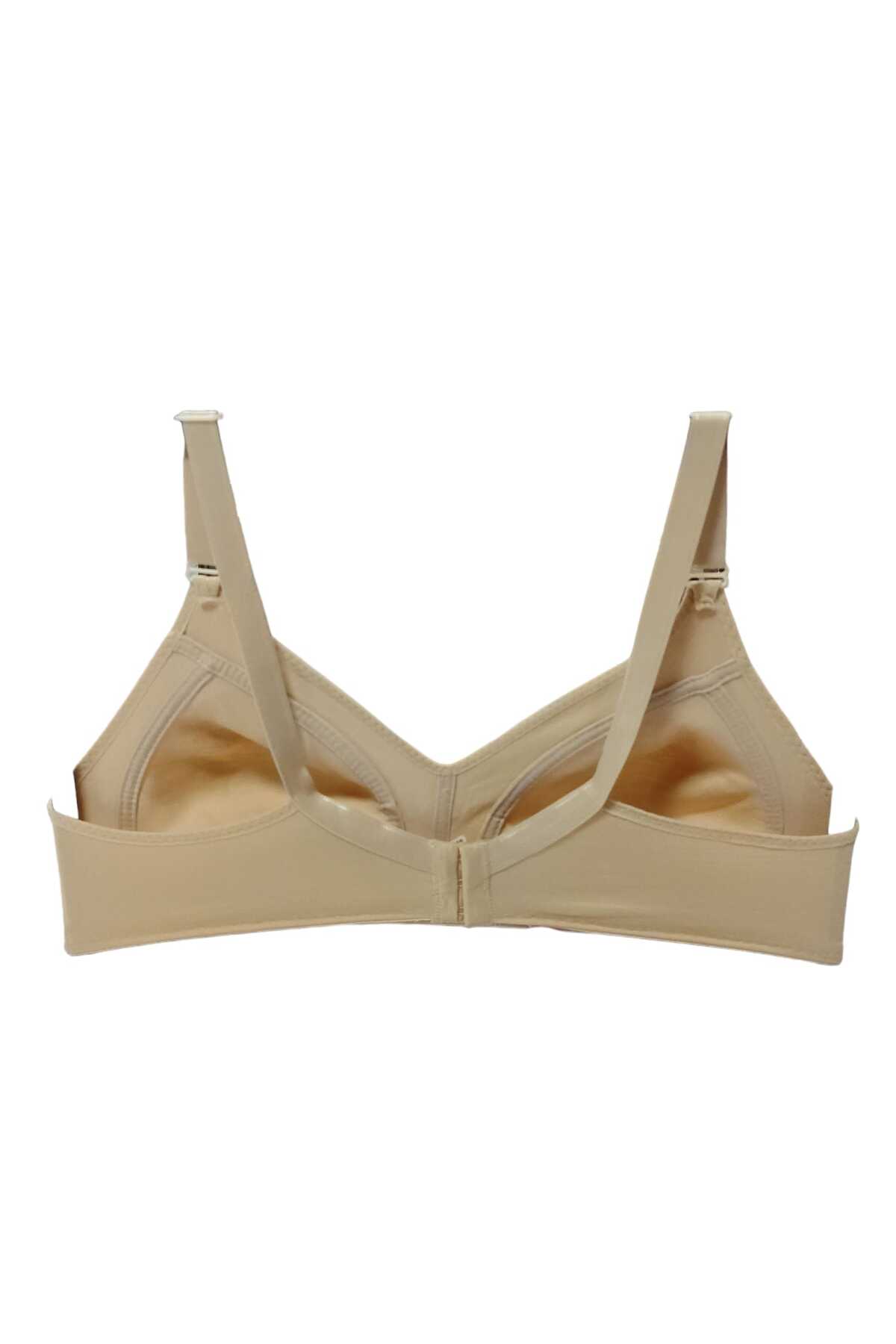 wear treasure  Kadın Büyük Beden Sütyen C Cup Pamuklu Toparlayıcı Penye Sütyen - Görsel 4