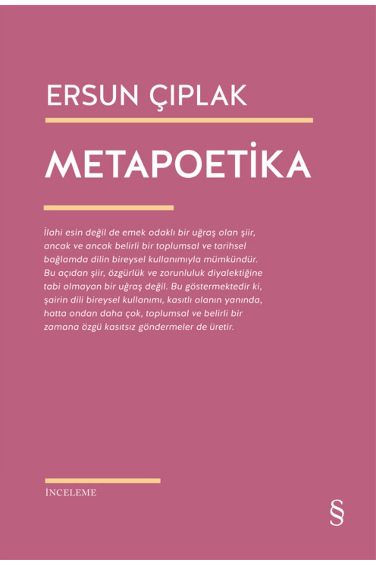 Everest Yayınları Metapoetika + Minima Poetika + Okuma Sticker'ları