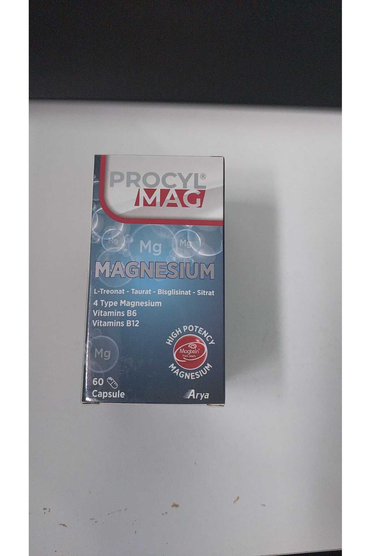 procyl MAG MAGNESİUM 60 CAPSULE(KAPSÜL)