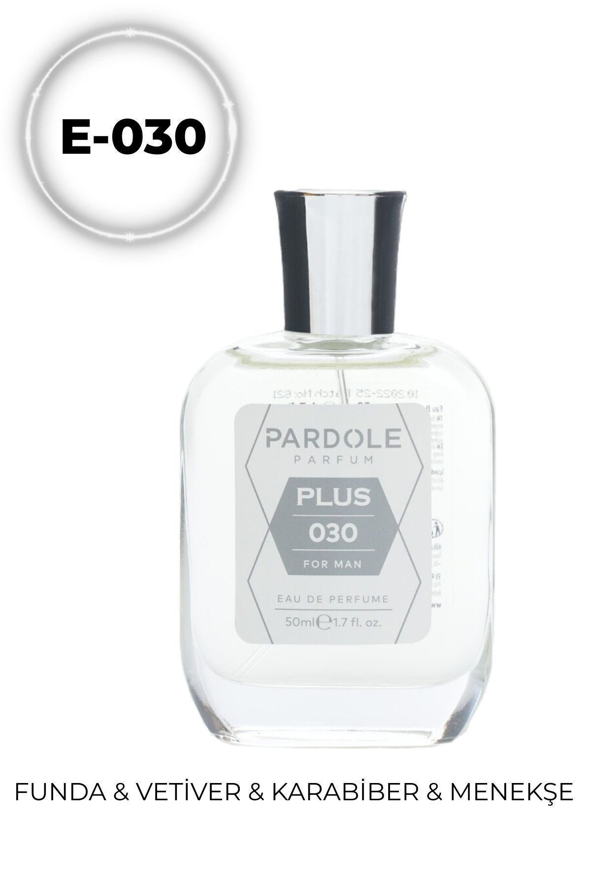 عطر مردانه E 030 Woody ، Proferis Parfum 50 میل Funda Vetiver Melon Karabiber Violet PARDOLE