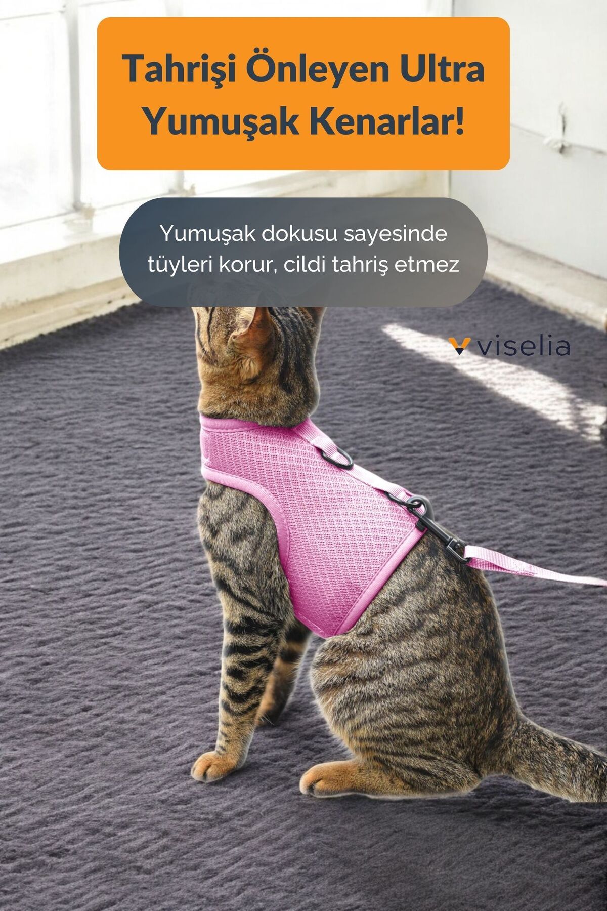 Viselia-Reflective Dog Collar - Chest and Neck Collar Set, with Dispatch Strap, Anti-Sweat Breathable 7