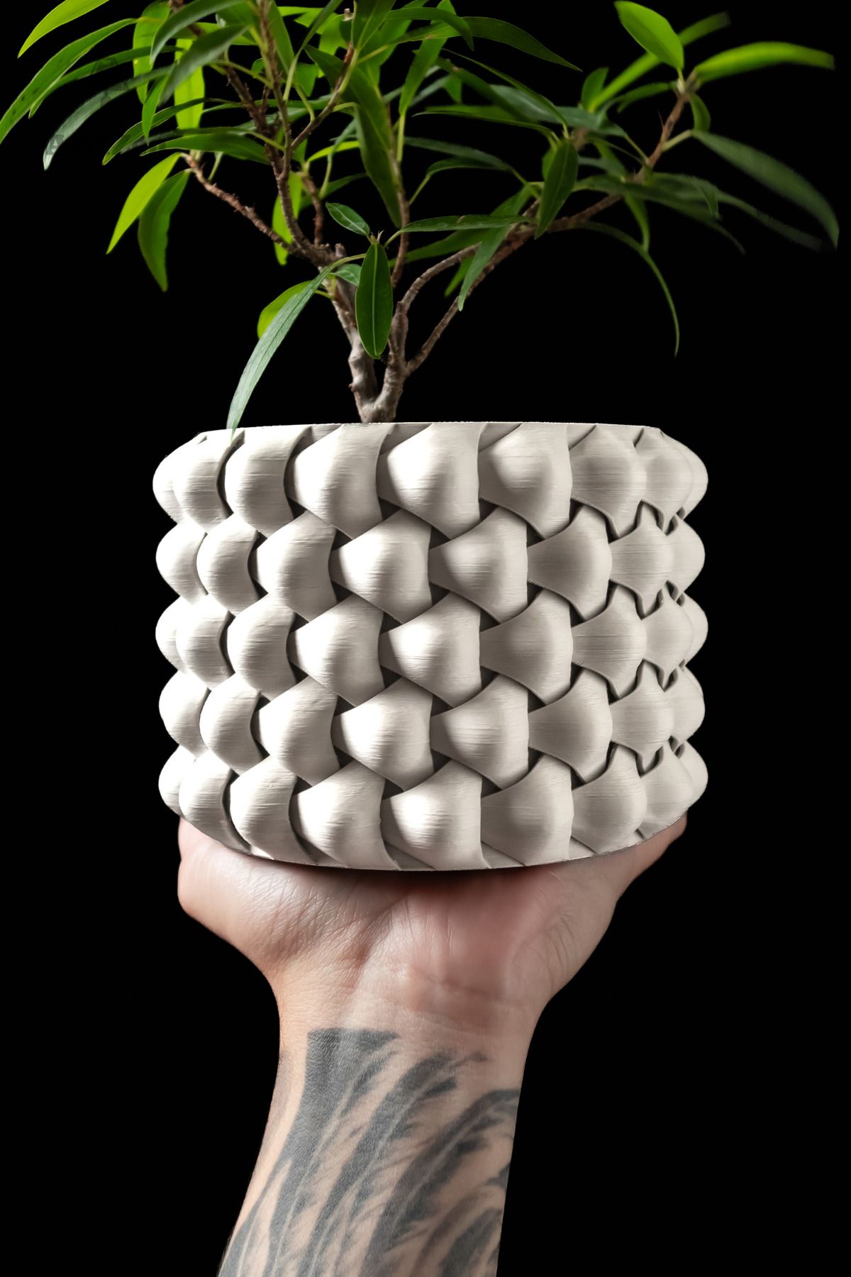 TechCore Tri-Weave Planter Saksı Modern, Özel Tasarım & Üst Seviye Kalite