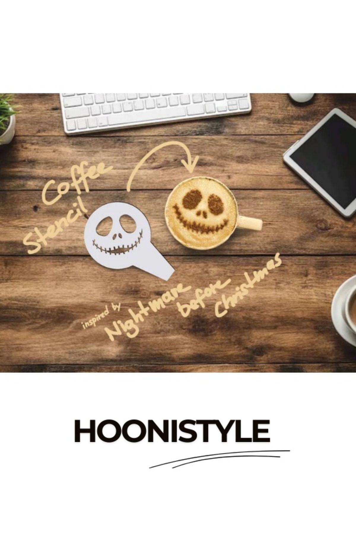 hoonistyle Kahve Stencil – Kahvenize Sanat Katın!