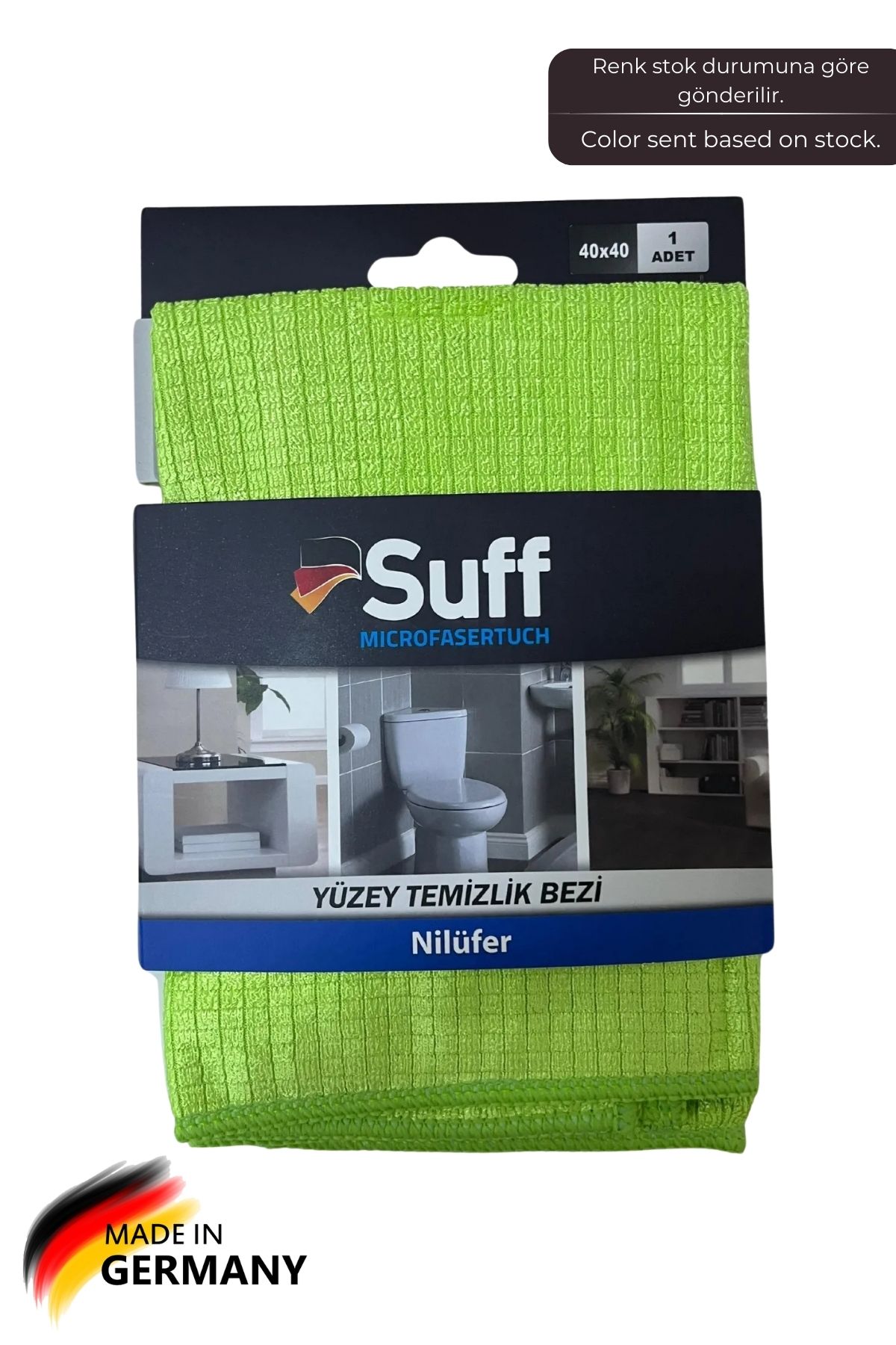 Suff-Nilüfer Checkered Microfiber Surface Cleaning Cloth 40 X 40 cm 4