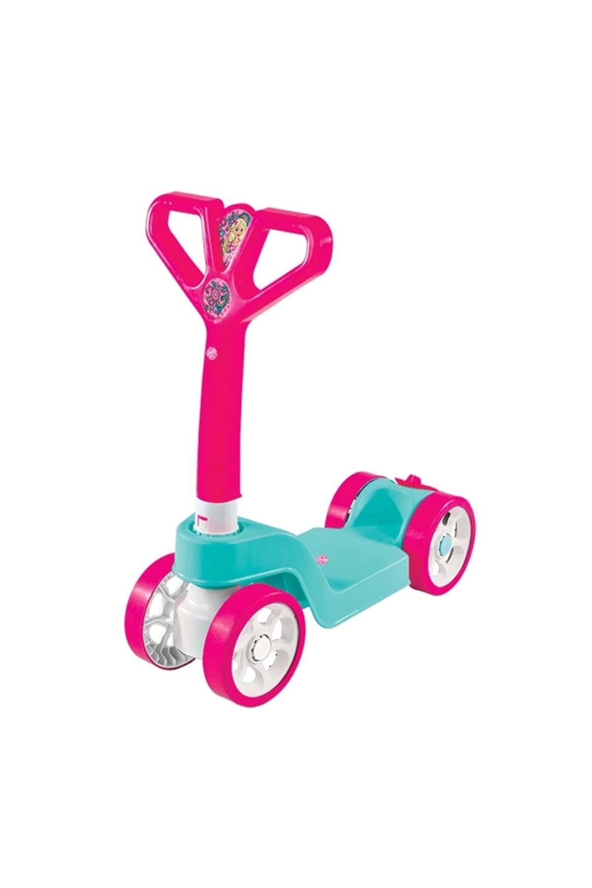 اسکوتر کودکان صورتی زنانه تاشو لیندا 4 چرخ Furkan Toys