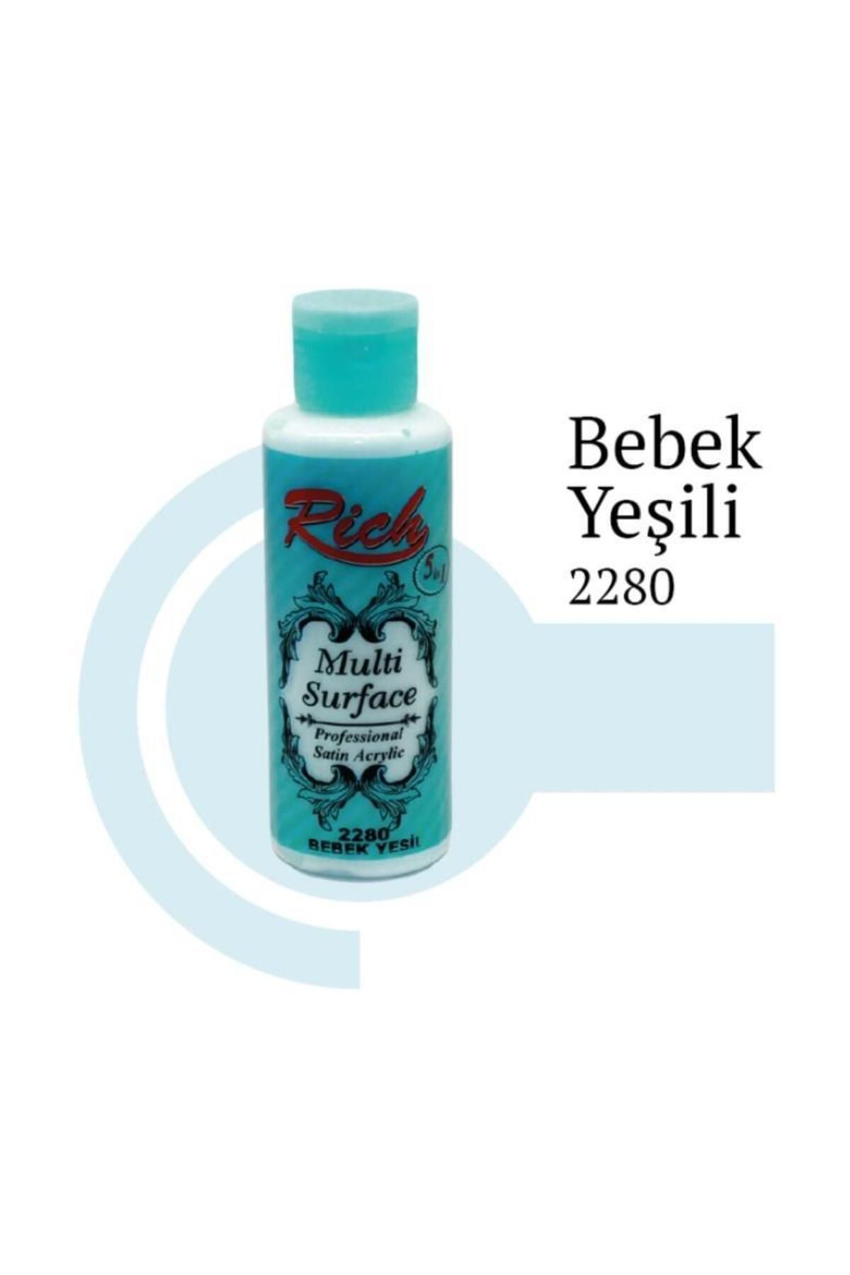 OEM Rich Multi Surface 2280 Bebek Yeşili Akrilik Boya 130 cc