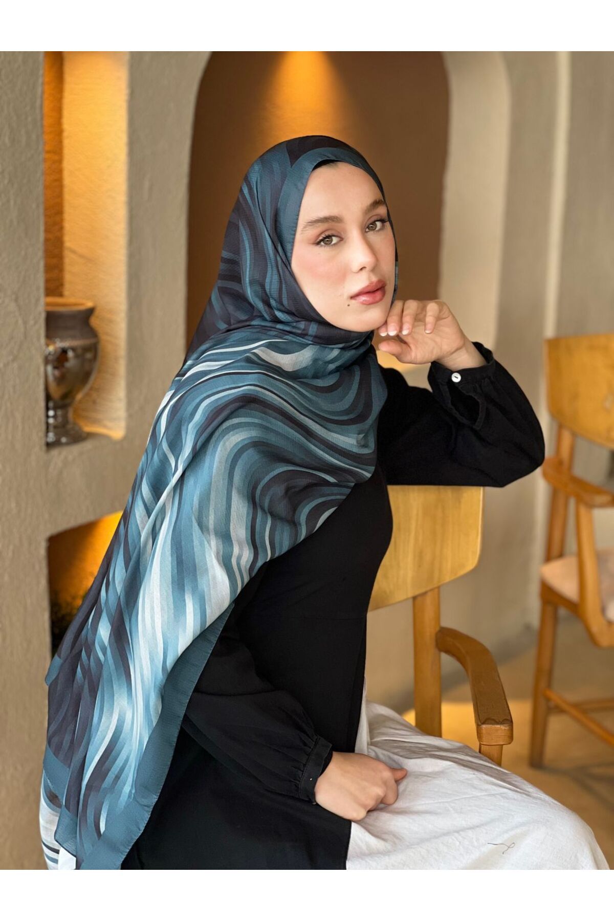 Modakaşmir-نمط شال 3