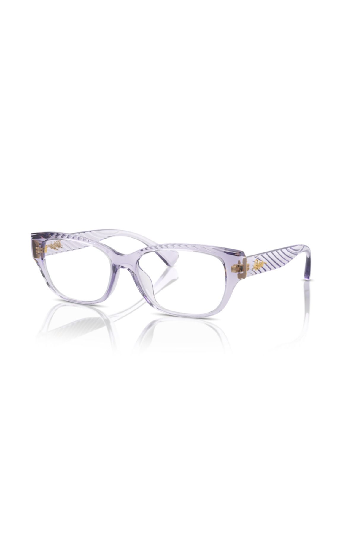 Ralph Lauren-O;RA;7165U, 53, 5746 Woman Injected Shiny transparent lillac optical frame full frame for Adult 1