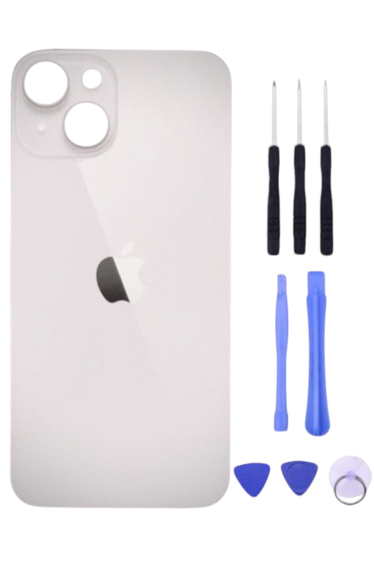 indirimplus iPhone 14 Arka Kapak Pil Kapağı +Tamir Seti LİLA RENK İLANI
