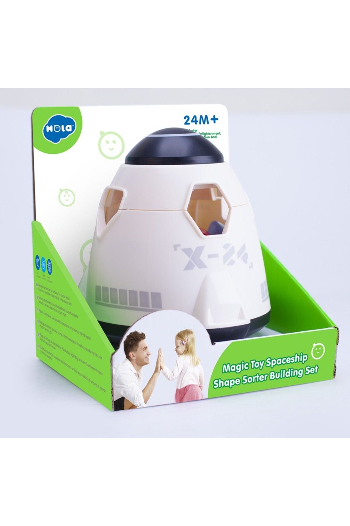 Jucarii Bebe Set De Constructie In Forma De Nava Spatiala - One Size