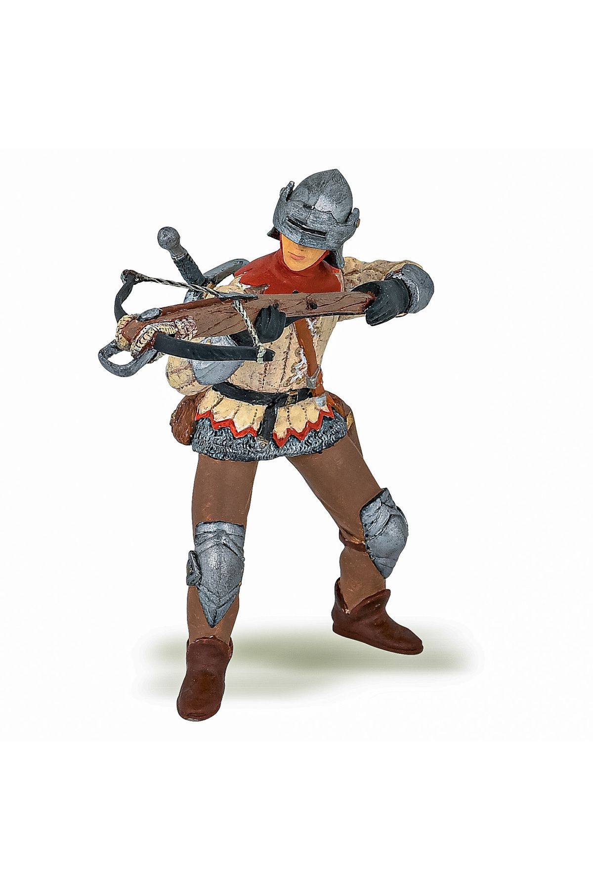 Papo Figurina Cavaler Cu Arbaleta Rosu - One Size