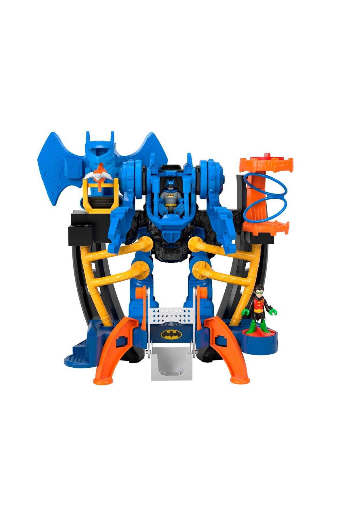 mattel-Fisher Price Imaginext DC Super Friends Batman Robot and Command Center 4