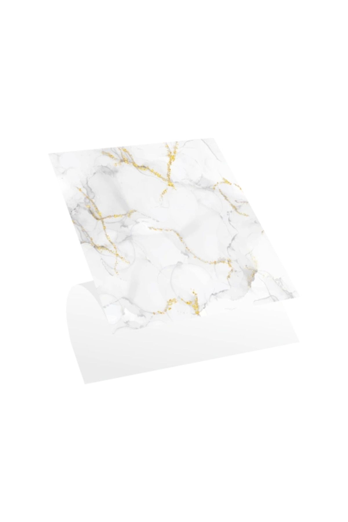 Genel Markalar 30x30 Cm Pvc Yer Karosu 4'lü Paket - Mermer Desenli Beyaz