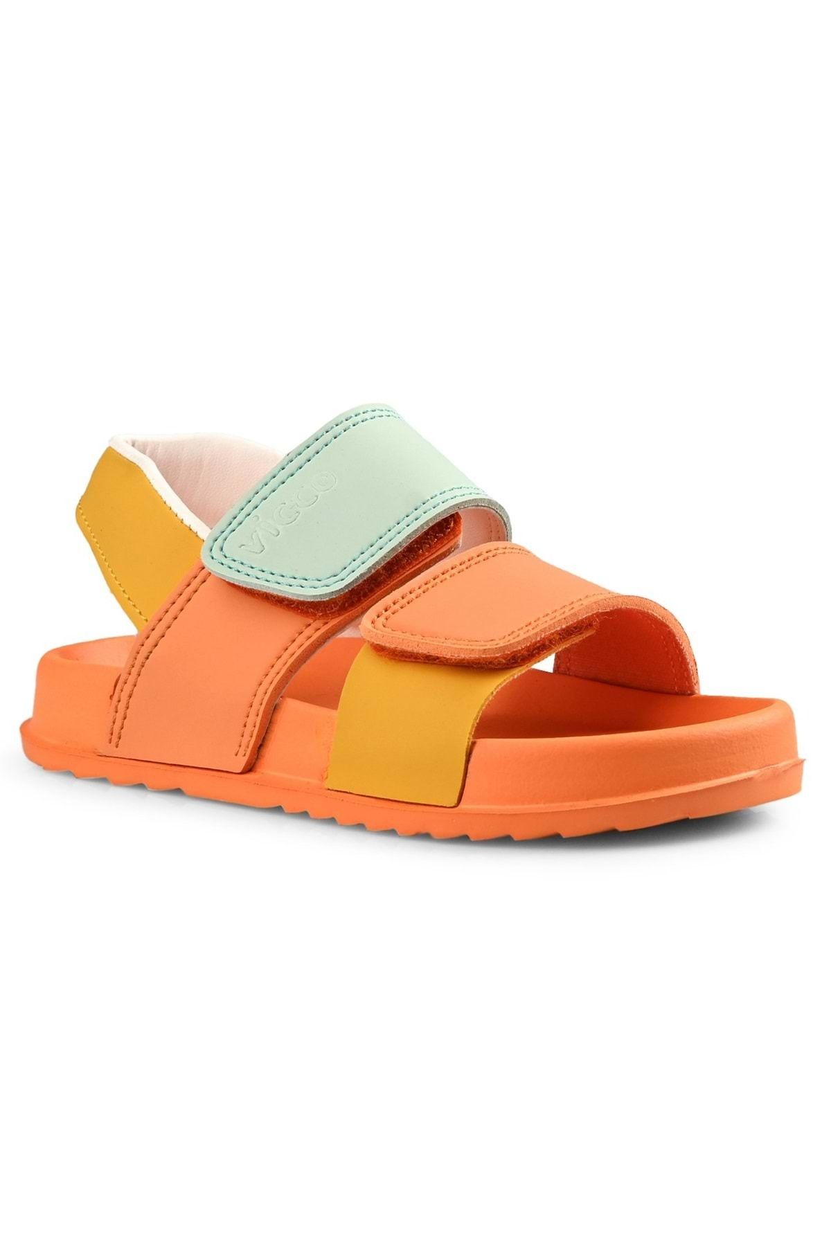 Vicco-Krixi Orthopedic Kids Sandals Orange 2