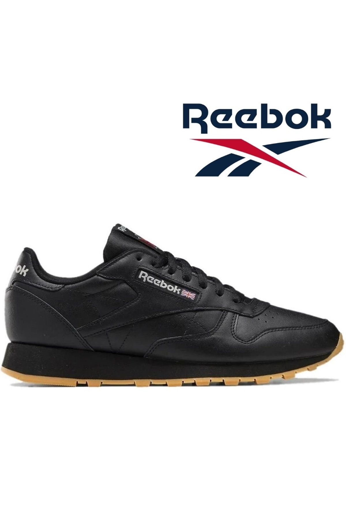 Reebok-Klasické kožené pánske topánky na voľný čas Gy0954 Black 1