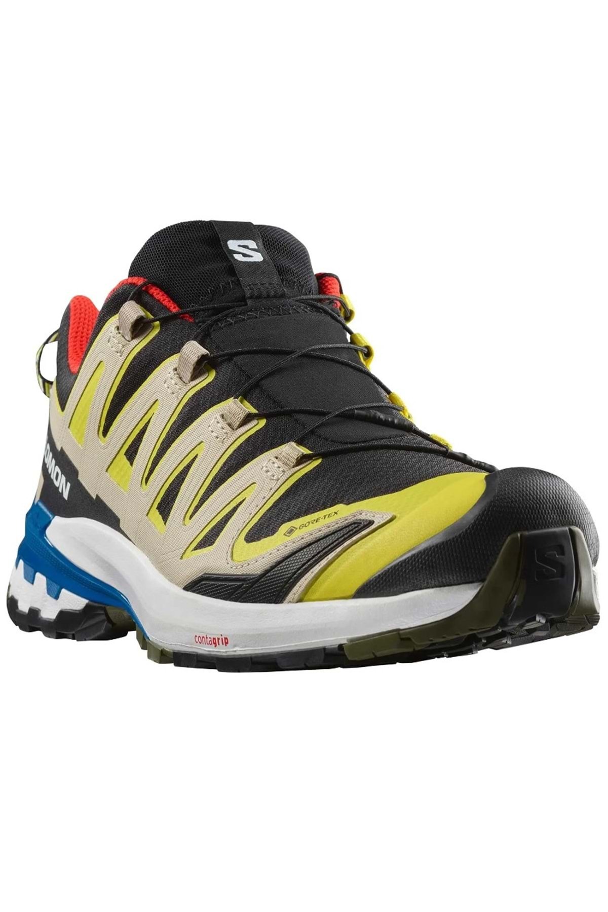کفش ورزشی مردانه مخصوص فضای باز Xa Pro 3D V9 GTX Gore-Tex® L47270 زرد سالومون کفش بیرونی Salomon