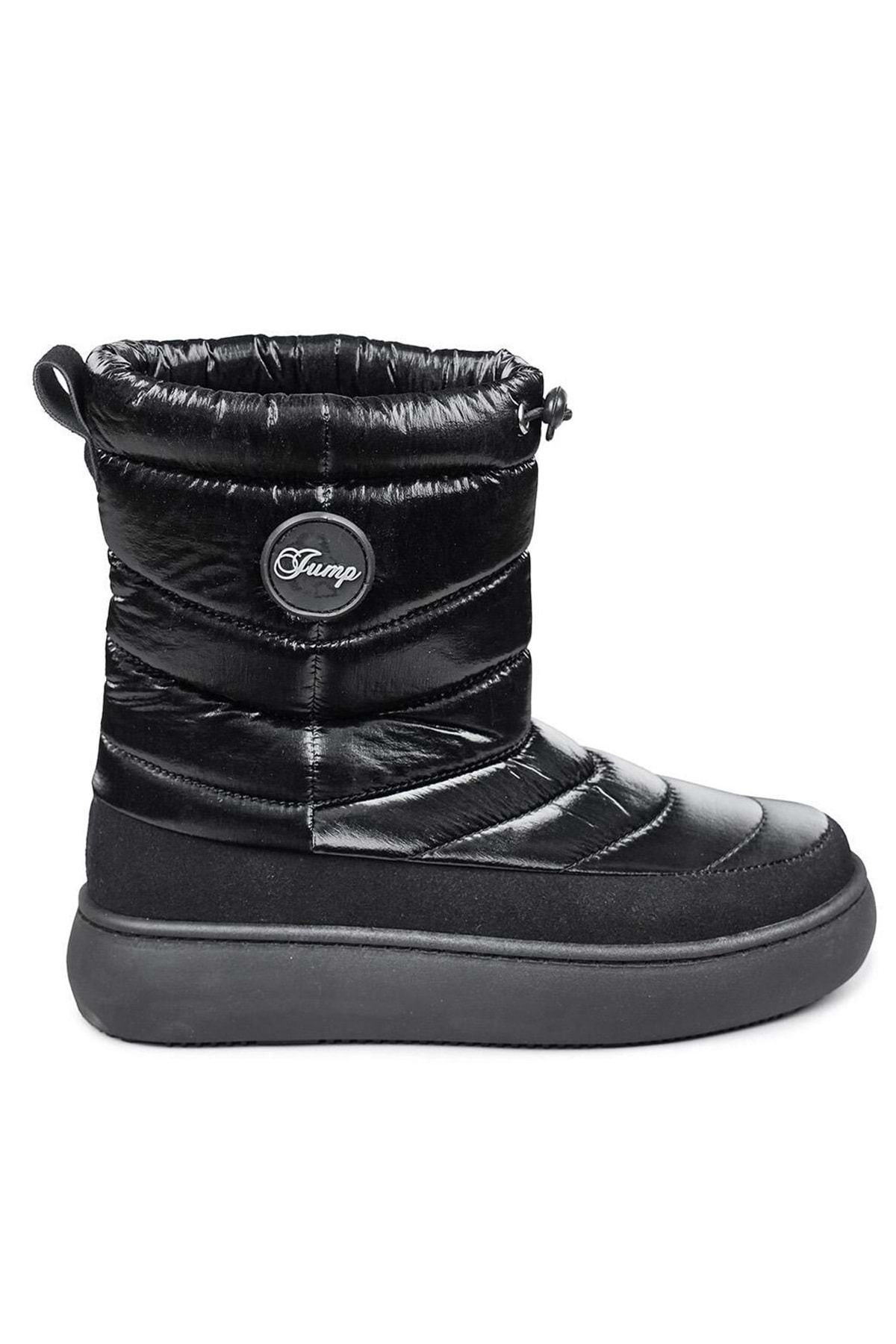 Jump-60112 Water Resistant Non-Slip Sole Black Girls Snow Boots 2