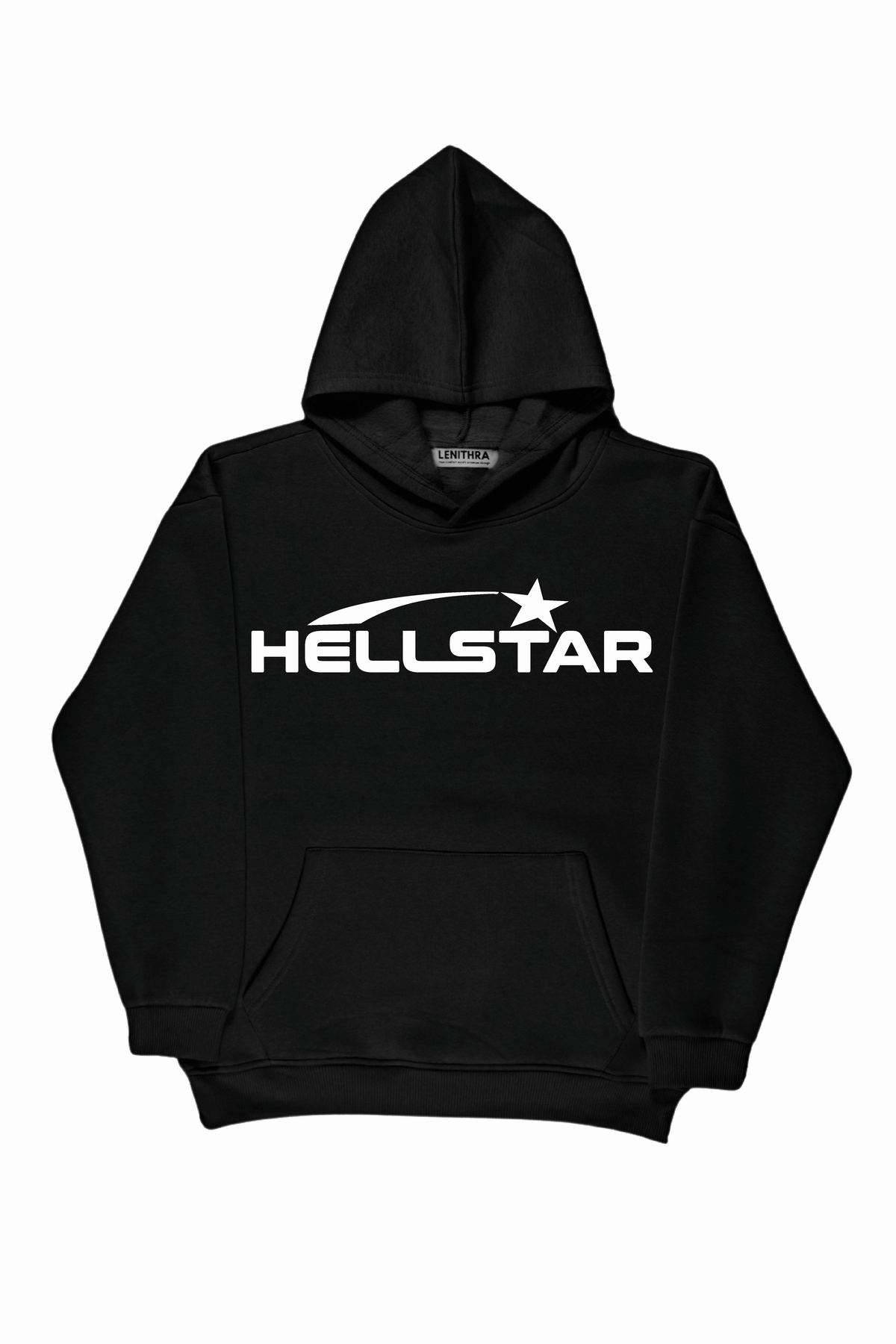 By Caspita Fashion Lenithra Hellstar Yuvarlak Sırt Baskılı Unisex