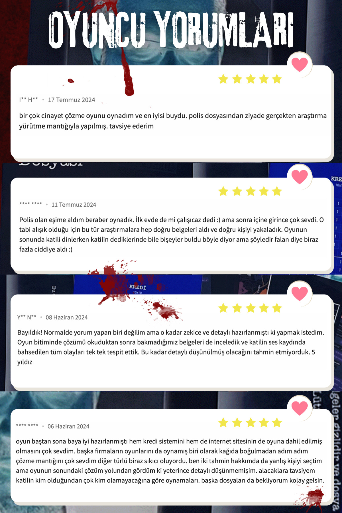 KRİMİNAL İki Oyun Tek Paket - Rıdvan Keresteci Dosyası, Kayıp Çift Dosyası - Dedektif Oyunu, Gizem, Kutu fotoğrafı 7 (önizleme)