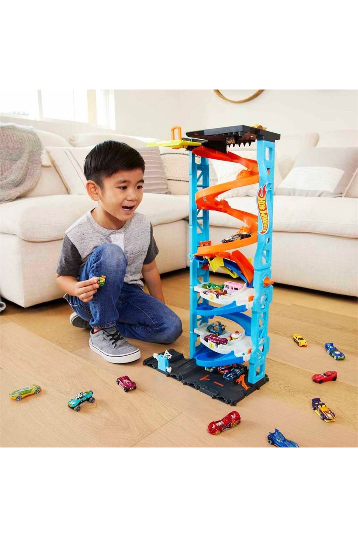 Mattel Hot Wheels Heyecanli Yariş Kulesi Mtl-Hkx43 fotoğrafı 4 (önizleme)