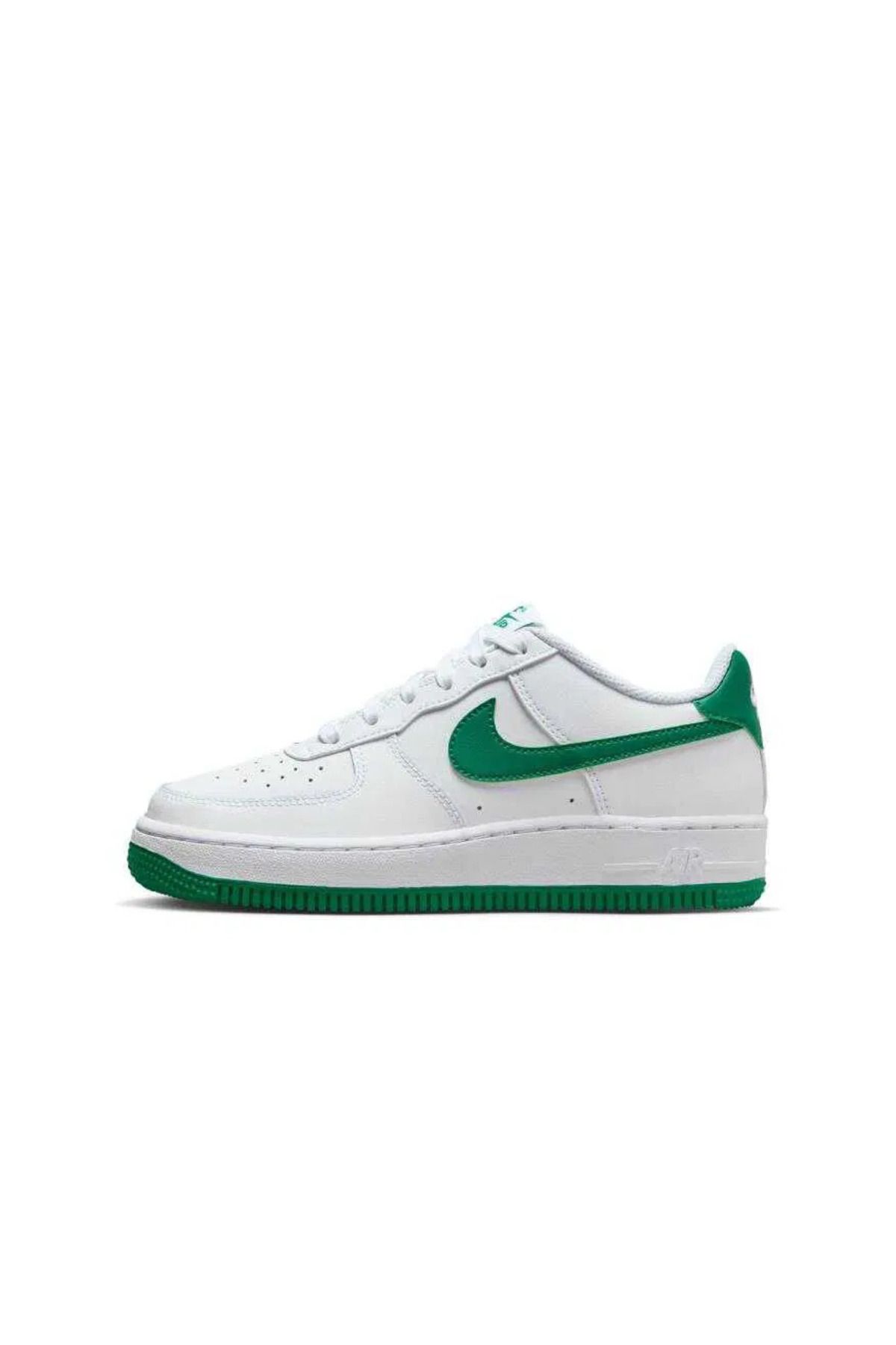 Nike-Air Force 1 Ss25 (Gs) Unisex White Green Leather Sneakers - Fv5948-103 2