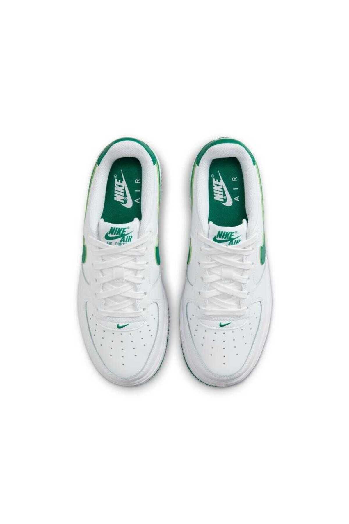 Nike-Air Force 1 Ss25 (Gs) Unisex White Green Leather Sneakers - Fv5948-103 7
