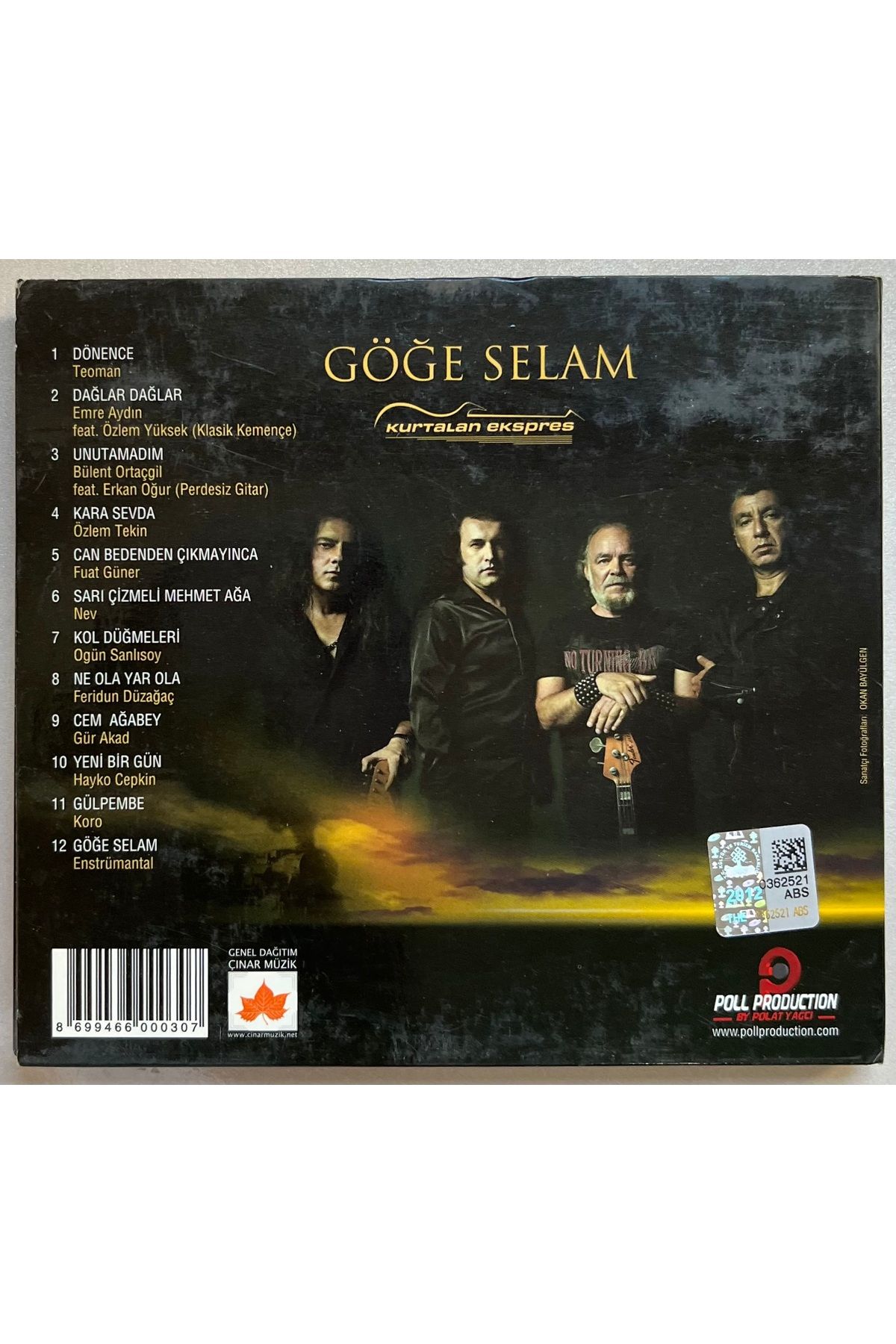 Plakevi İzmir-Kurtalan Express Salute to the Chest with Cd Booklet (Original Period Edition Cd) 2