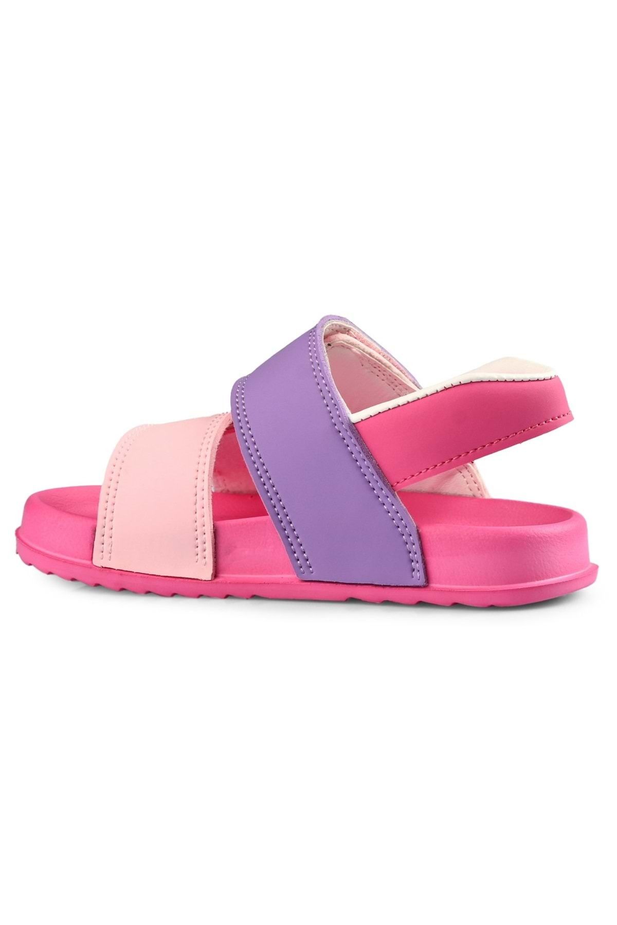 Kocamanlar Ayakkabı-Vicco Krixi Orthopedic Kids Sandals Fuchia 4