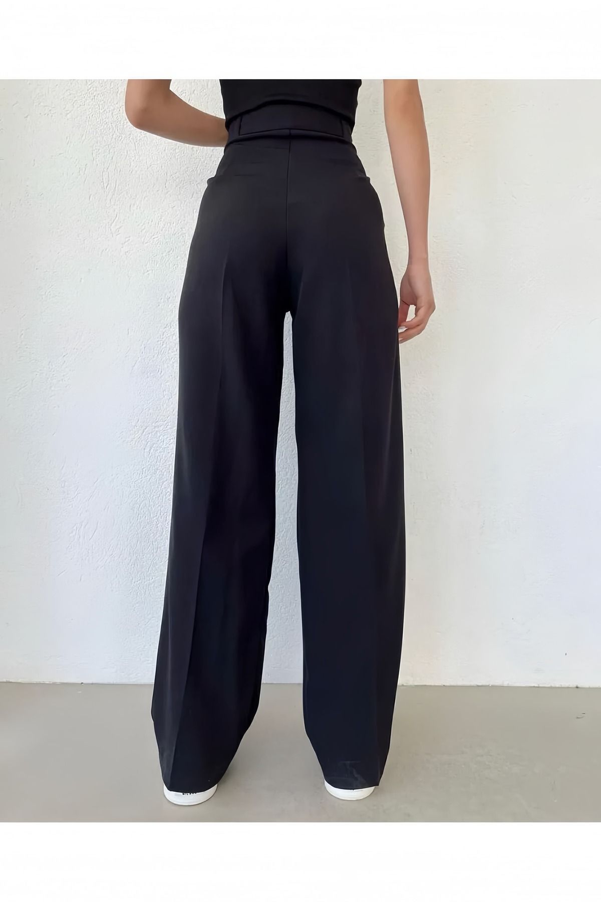 coder-Black Women's Palazzo Trousers 3