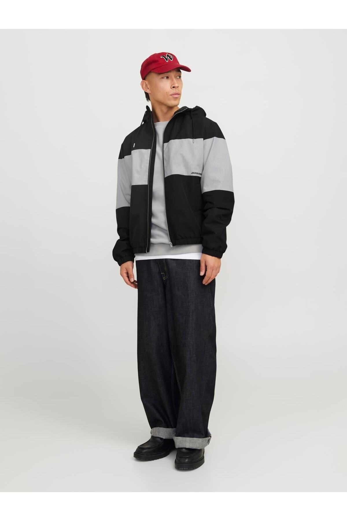 بارانی و بادگیر مردانه راسته | جک اند جونز Jack & Jones TYC3C498F9F772E300 - تصویر 4