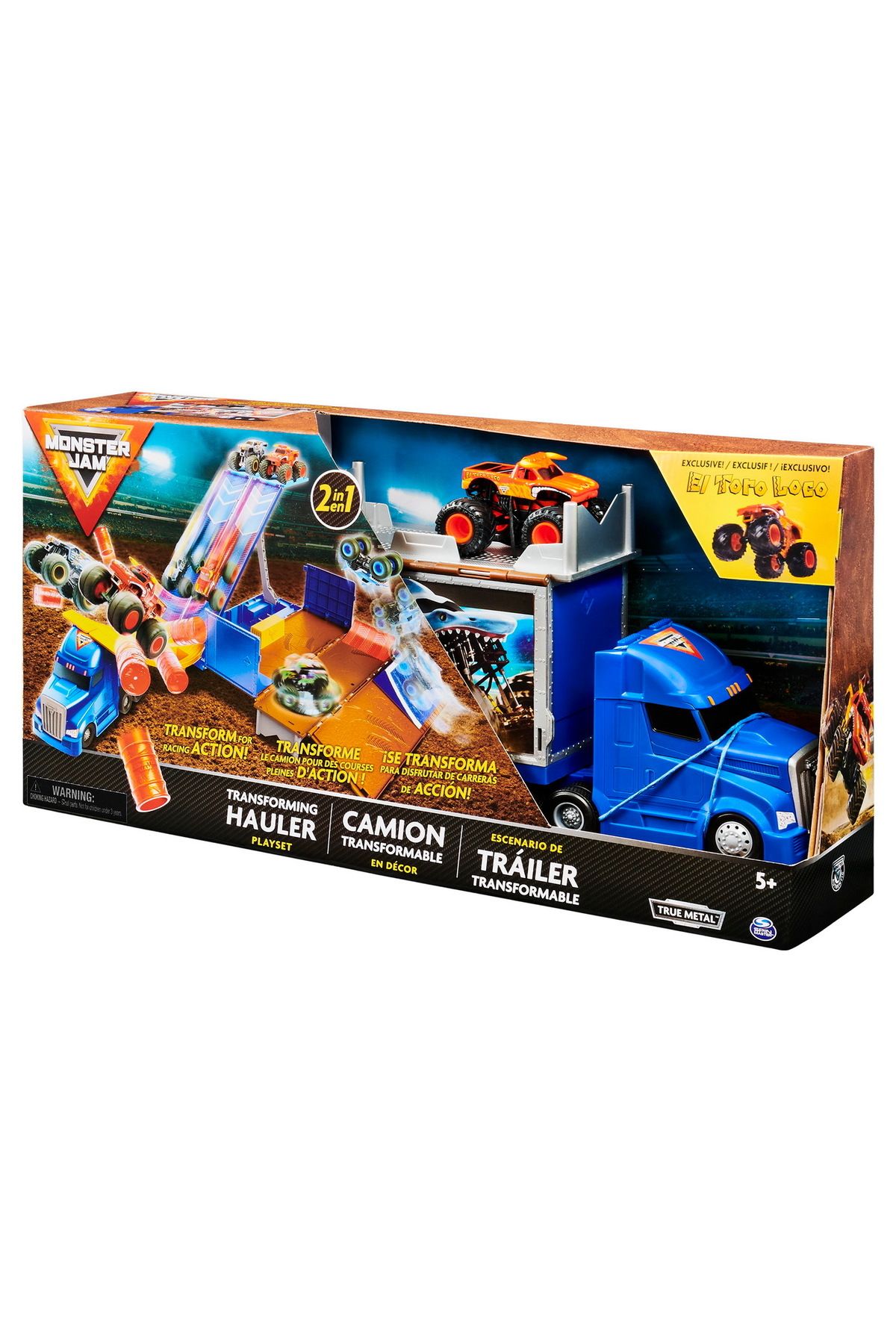 Spinmaster Monster Jam Set De Joaca Camionul Convertibil In Arena - Mărime unică