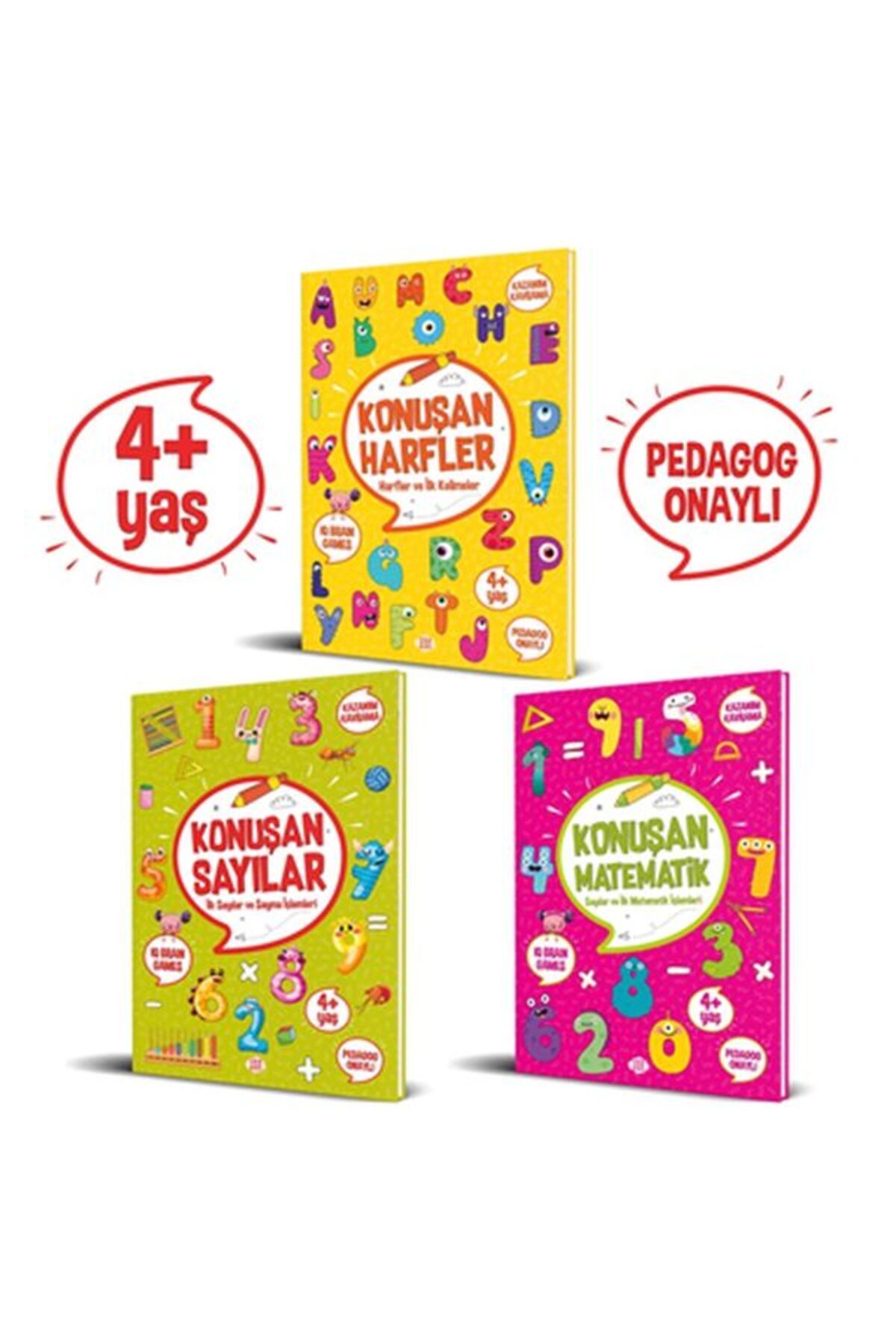 Destek Yayınları Konuşan Etkinlikler Serisi (4+ Yaş) (3 Kitap Takım)