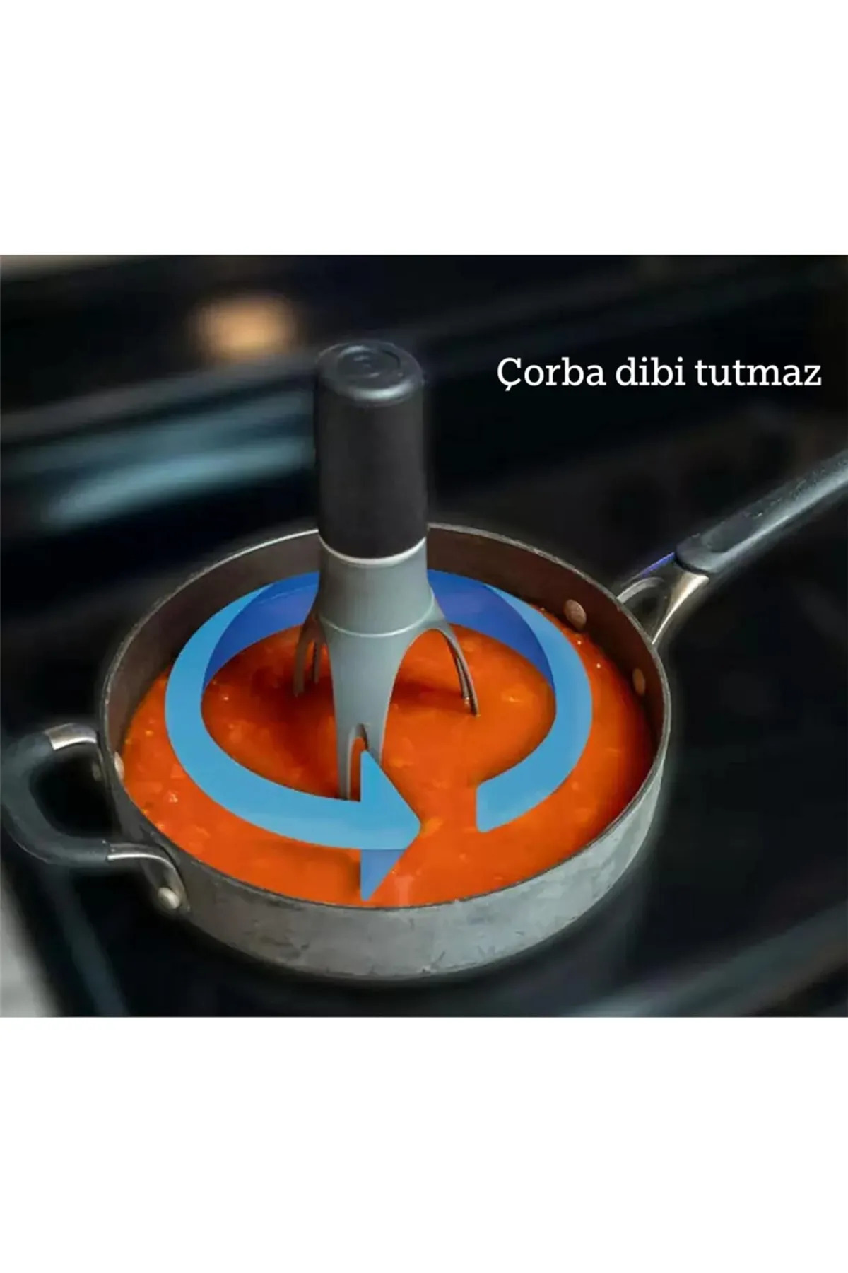 TİNEKE-Soup Mixer Portable Battery Operated Automatic Cooking Pot Practical Soup Yogurt Food Sauce Beater 6