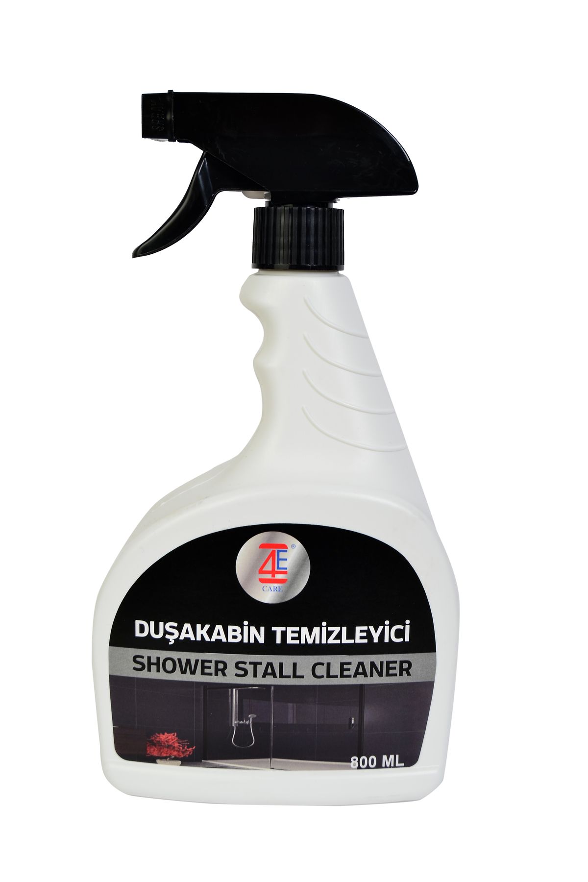 4E CARE Profesyonel Duşakabin Temizleyici 800 ml - (KİR, KİREÇ VE SU LEKELERİNİ TEMİZLER)