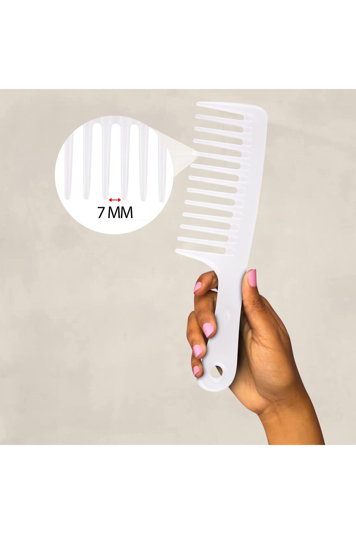 Transformacion-Hair Detangling Comb with Wide Teeth Massage Effect 721394 2