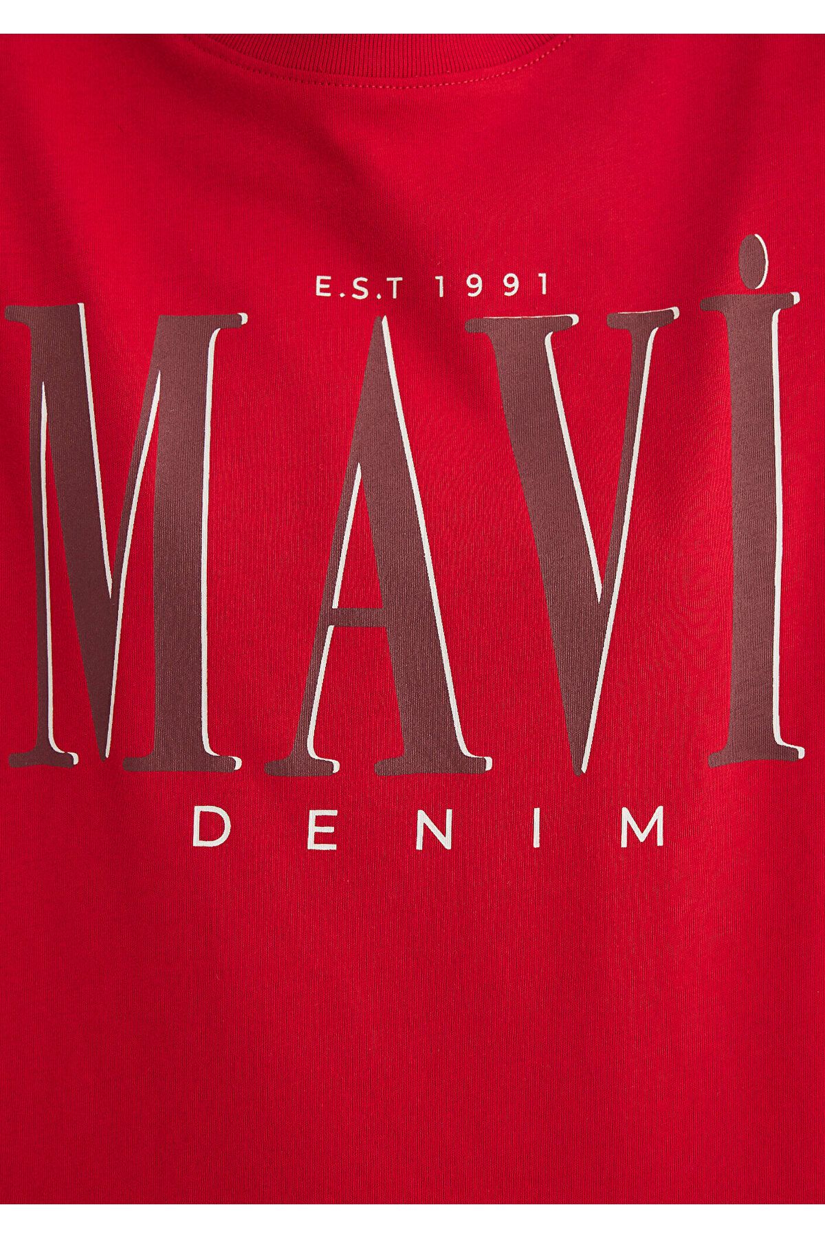 Mavi-Piros logóval nyomtatott normál szabású póló - 1611990 -70463 7