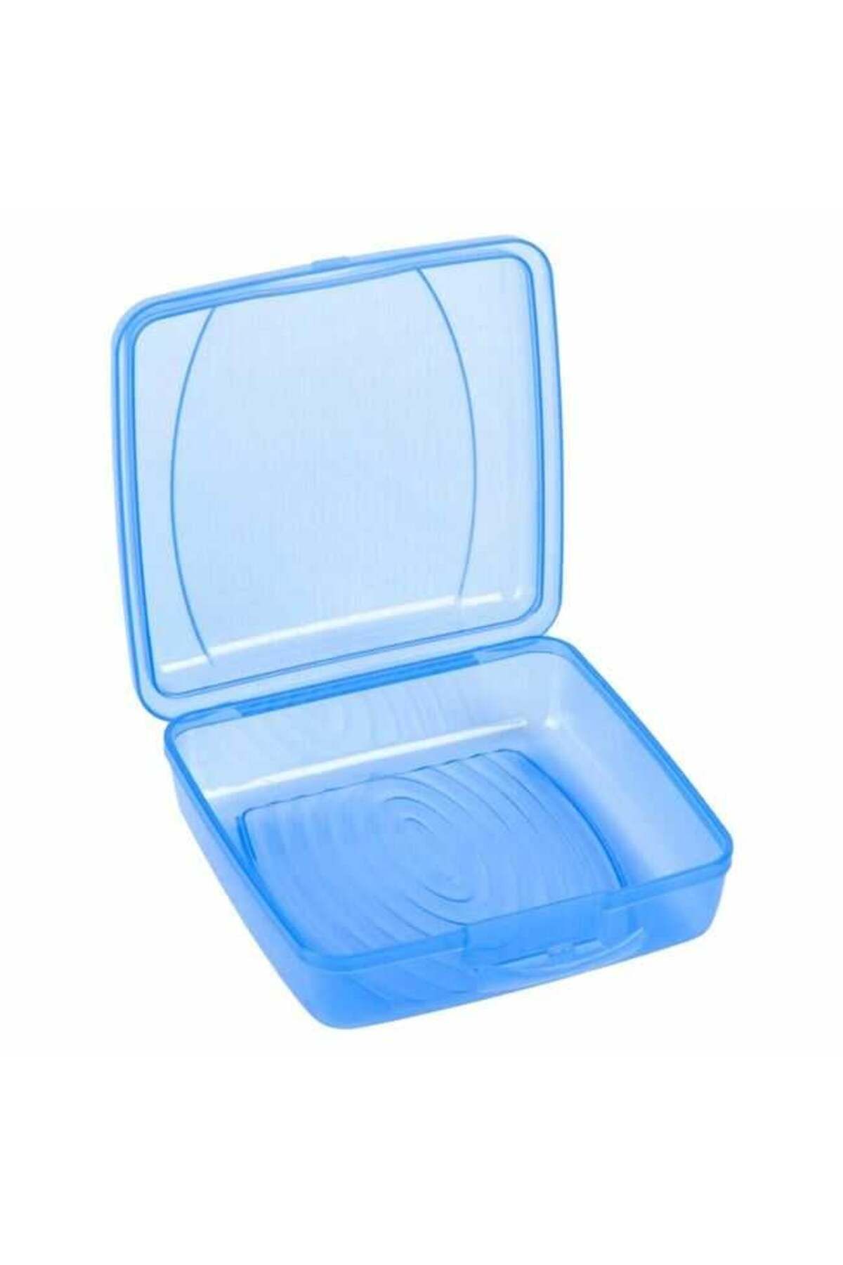 Micostore Caserola Plastic, Pentru Sandwich Toast, Albastru, Pentru Baieti, 550 Ml, 13.5 X 13.5 X 4 Cm - One Size