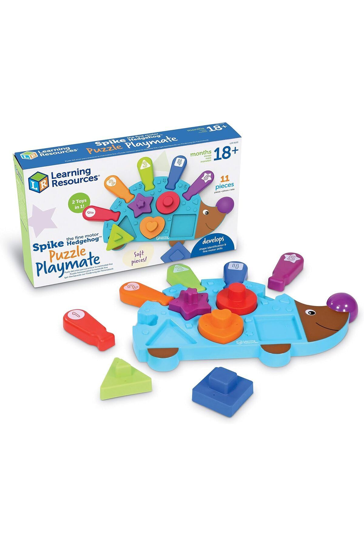 Learning Resources-LR -SPIKE THE FINE MOTOR HEDGEHOG™ PUZZLE PLAYMATE (LER9103) 1