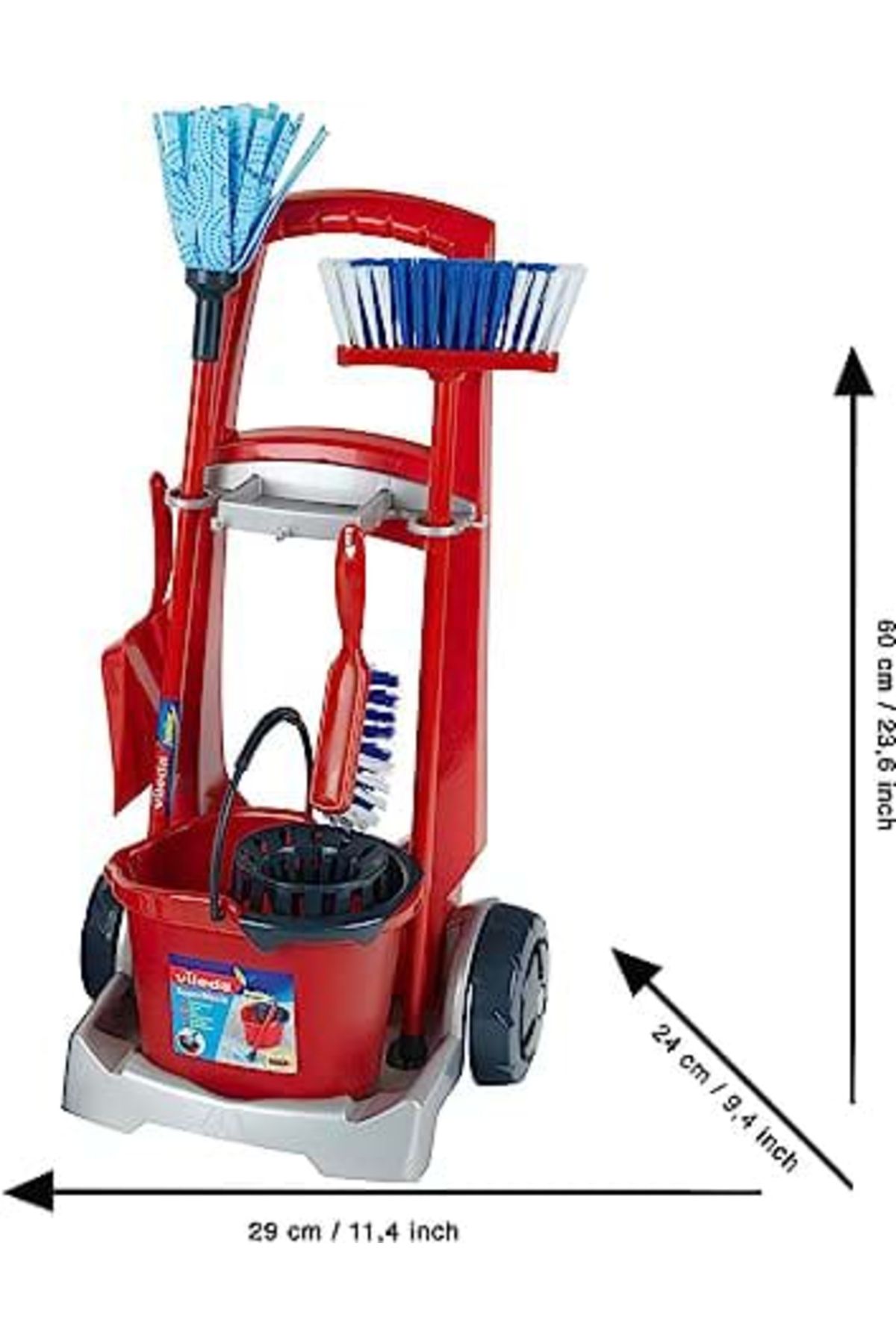 Klein-Jucarie, Set Carucior Pentru Menaj Si Aspirator Vileda 3