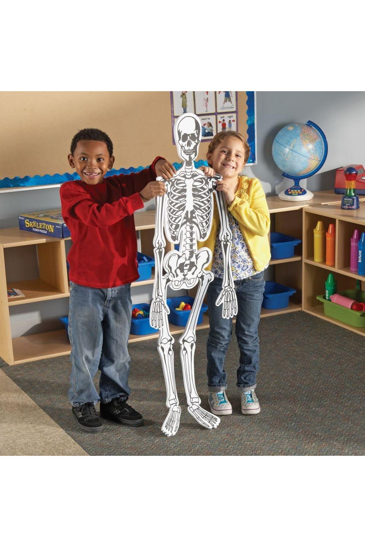 Learning Resources-Skeleton Foam Floor Puzzle-LER3332 6
