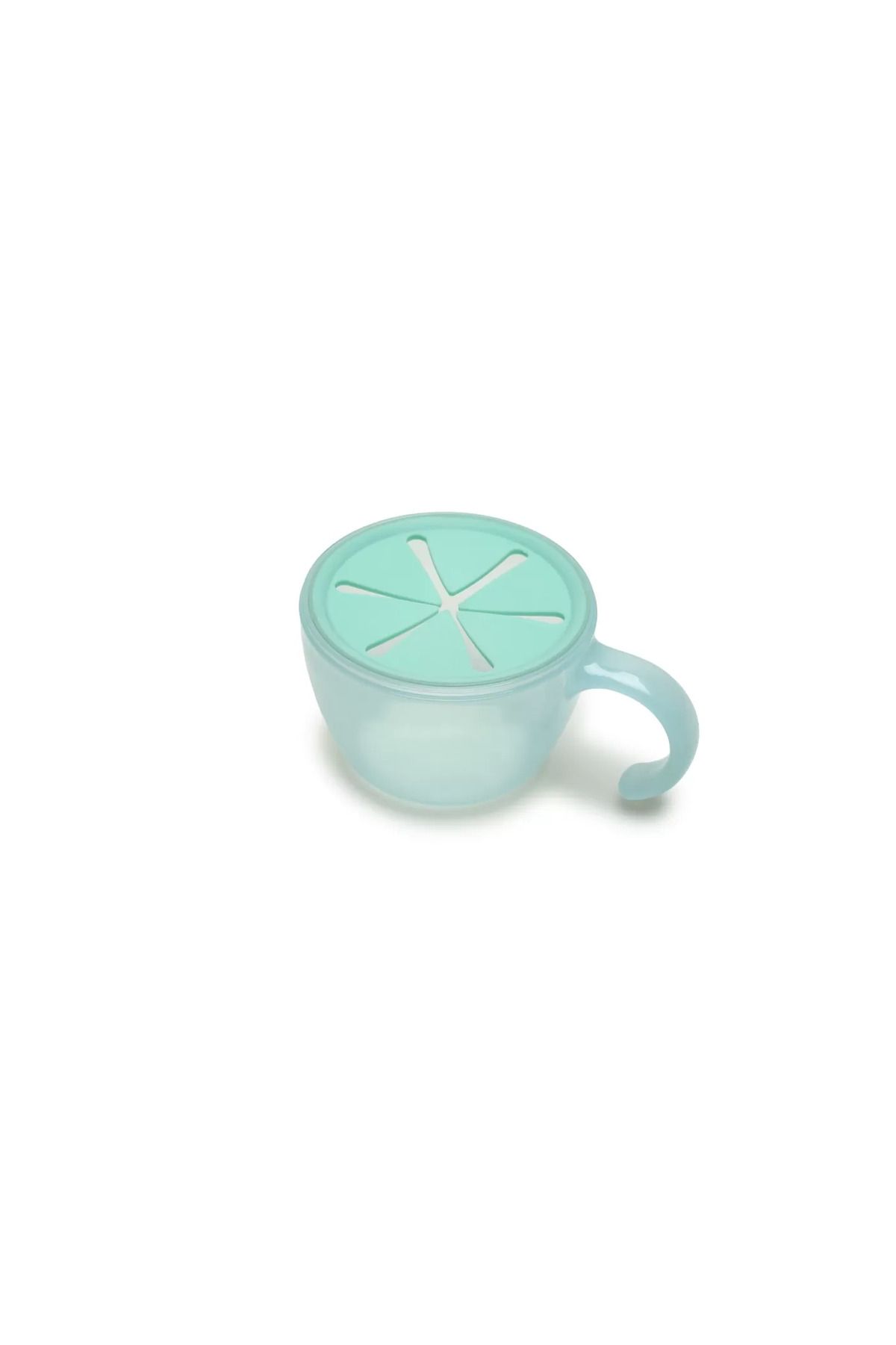 Melii-Abacus Snack Container with finger trap Turquoise 6