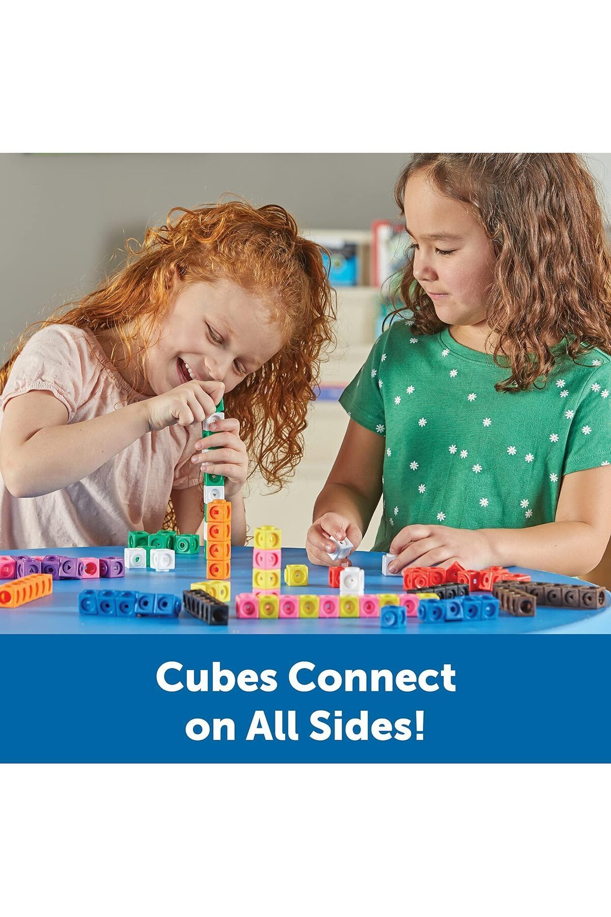Learning Resources-LR-MathLink® Cubes, Set of 100 3